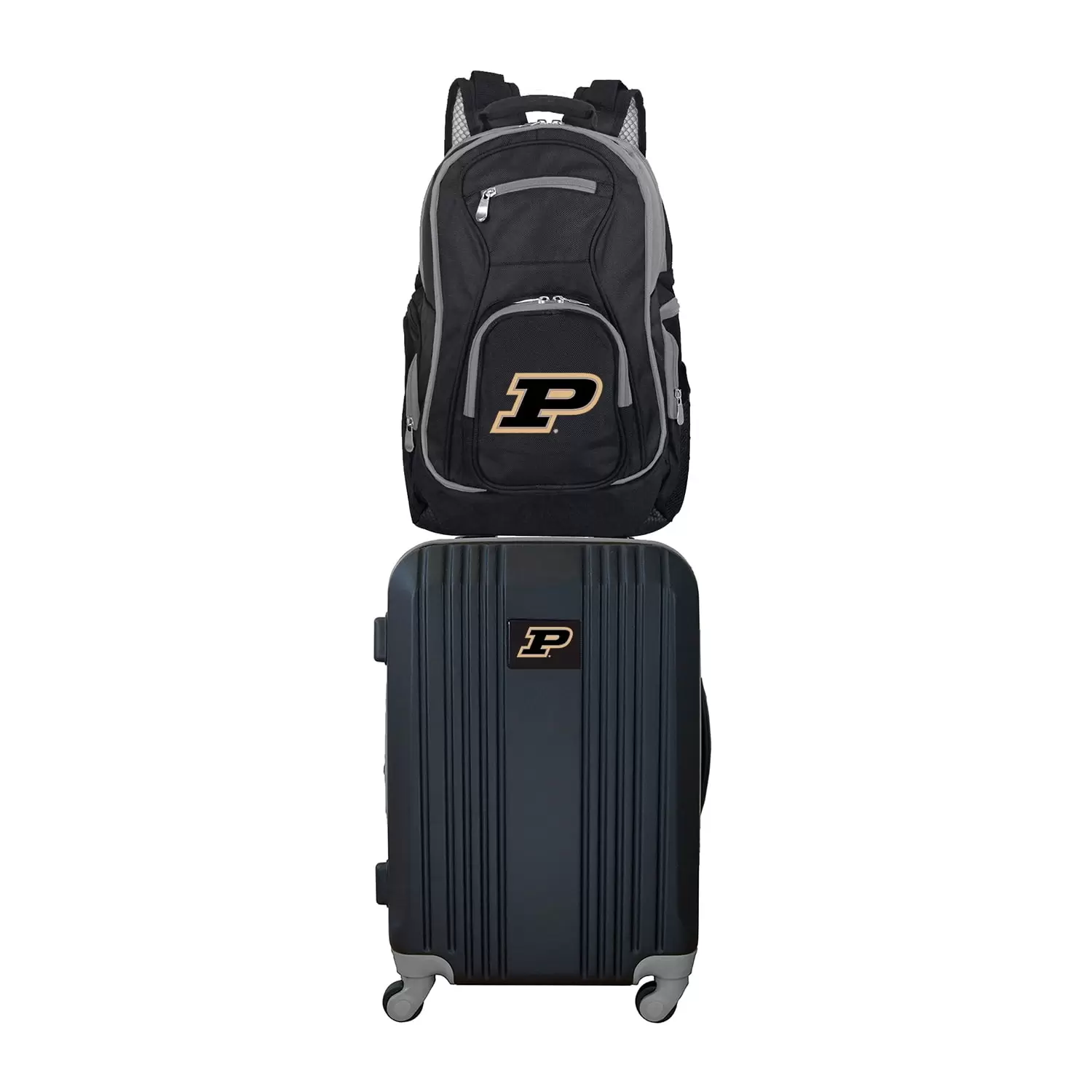 NCAA Purdue Boilermakers 2-Piece Luggage and Backpack Set