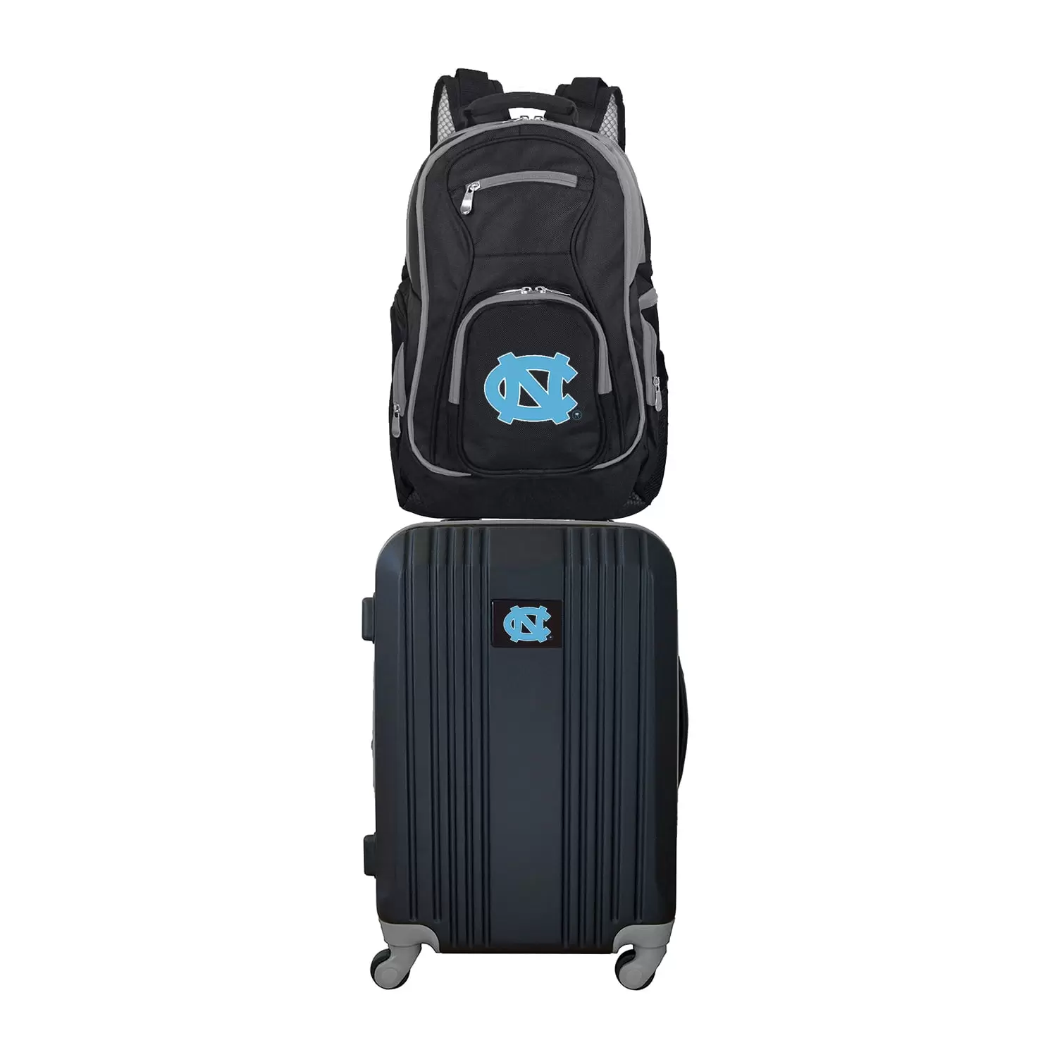 NCAA UNC Tar Heels 2-Piece Luggage and Backpack Set