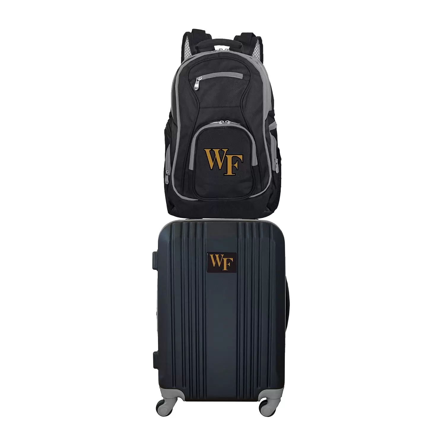 NCAA Wake Forest Demon Deacons 2-Piece Luggage and Backpack Set