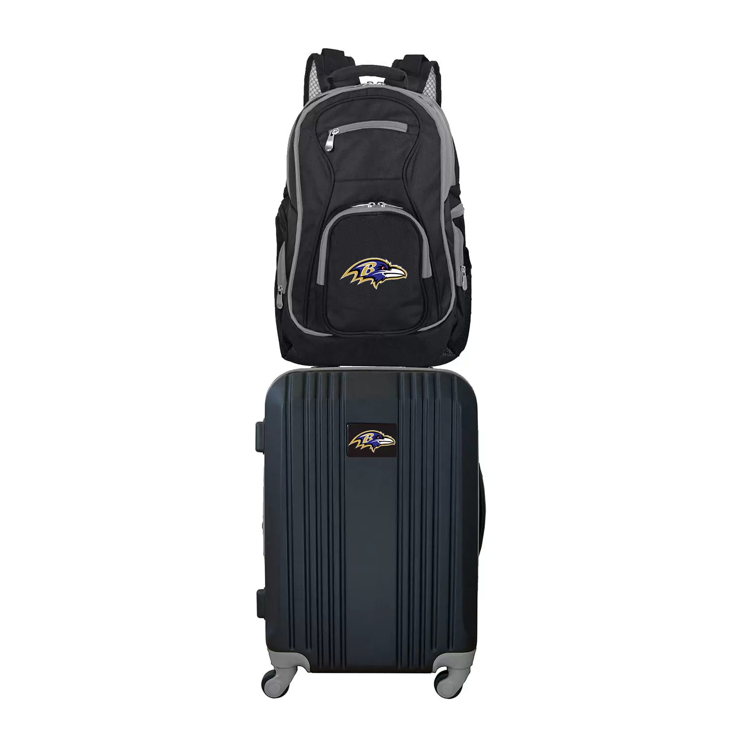 NFL Baltimore Ravens 2-Piece Luggage and Backpack Set