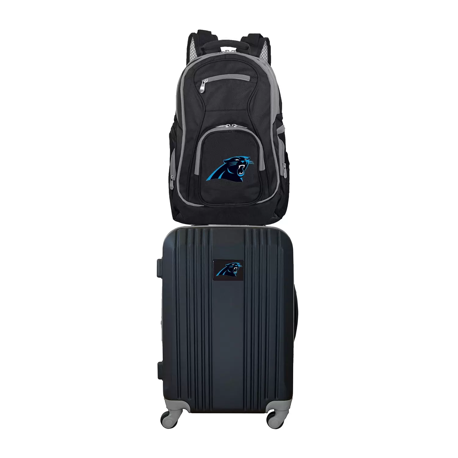 NFL Carolina Panthers 2-Piece Luggage and Backpack Set