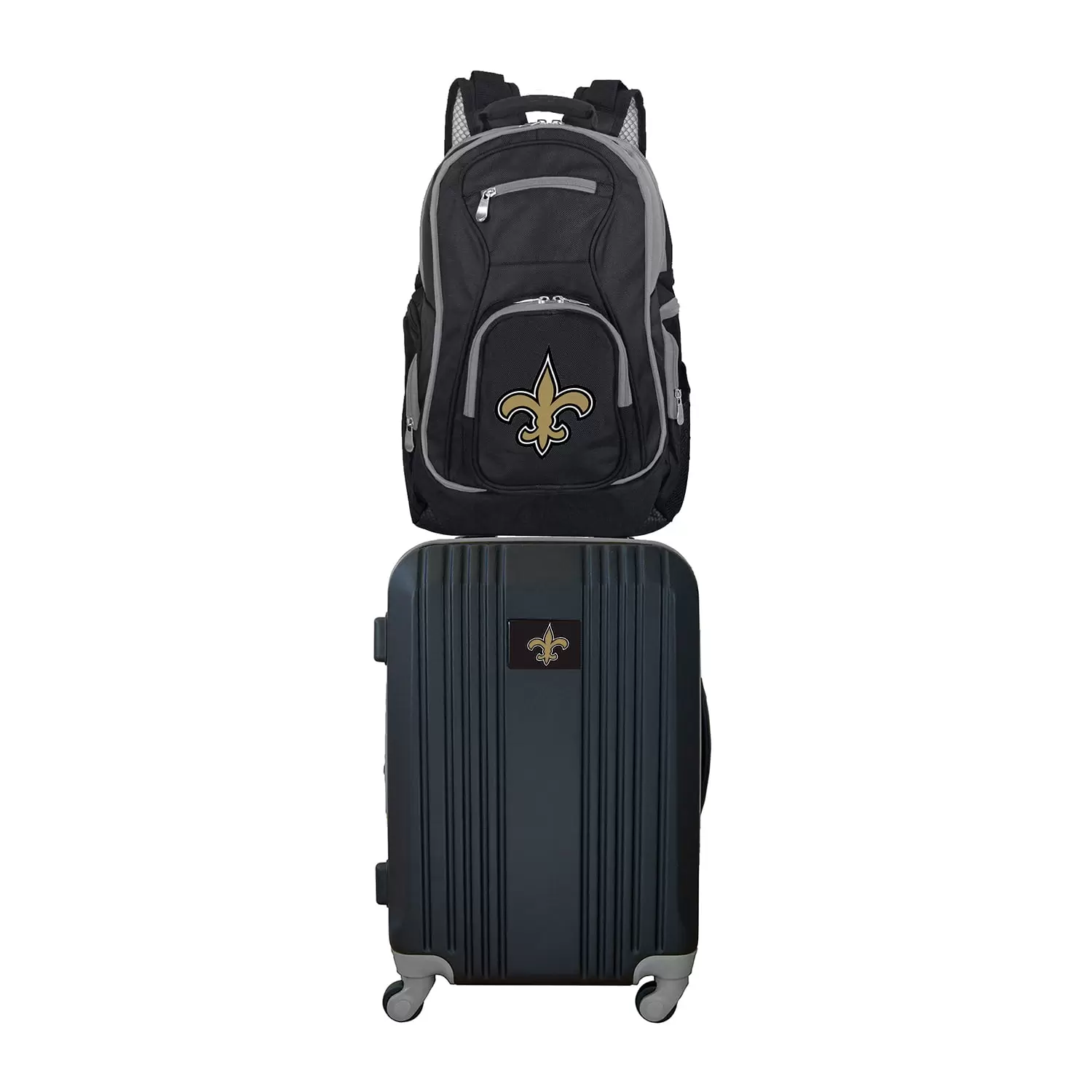 NFL New Orleans Saints 2-Piece Luggage and Backpack Set