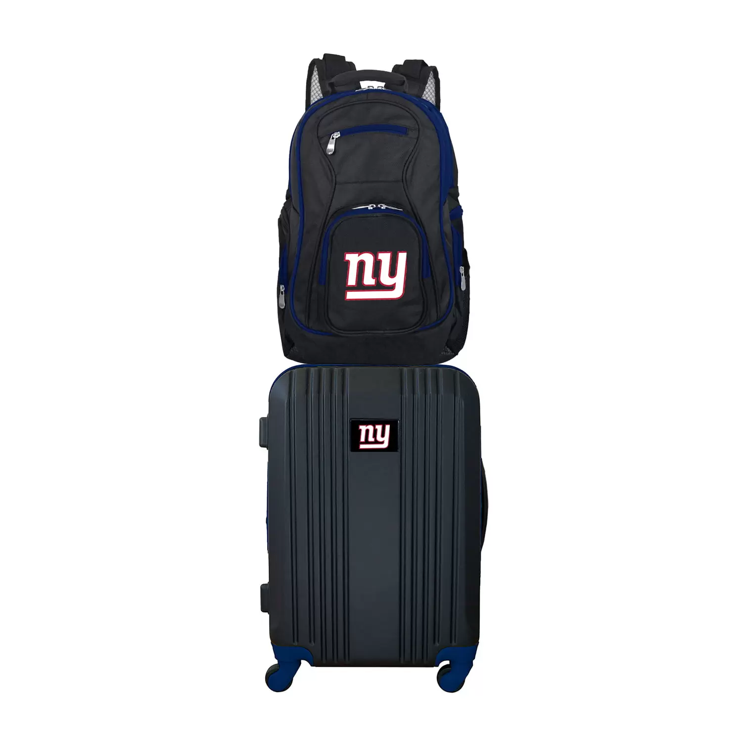 NFL New York Giants 2-Piece Luggage and Backpack Set