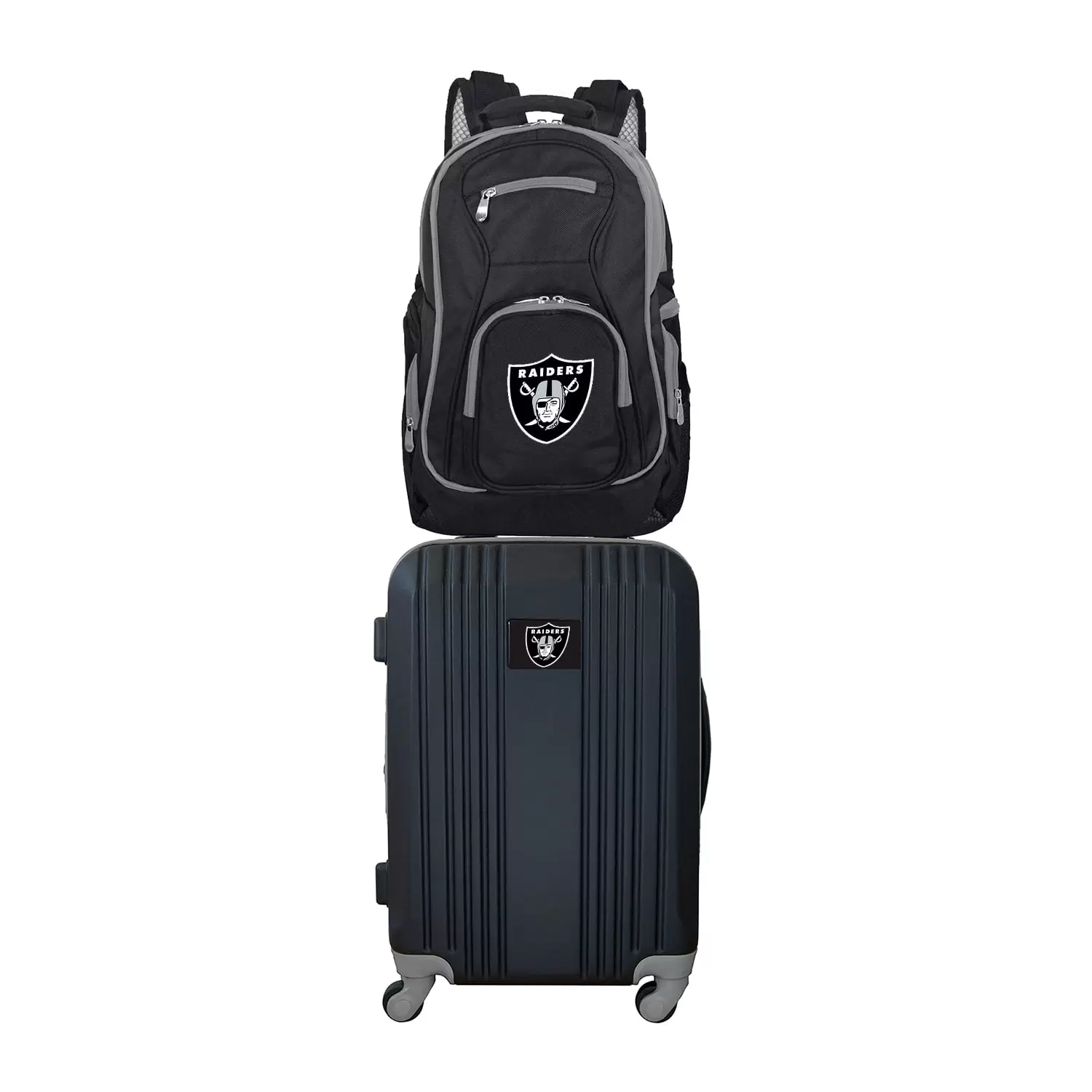 NFL Oakland Raiders 2-Piece Luggage and Backpack Set