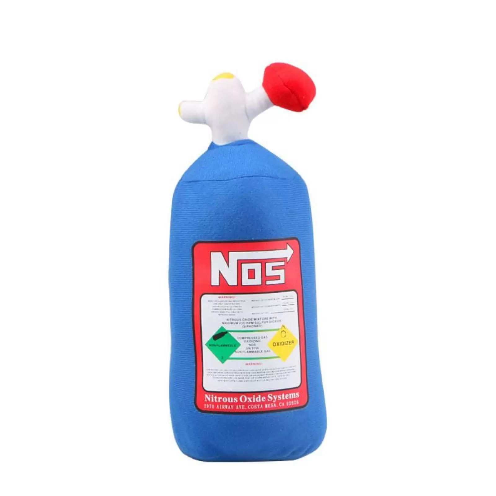 NOS Nitrous Oxide Bottle Pillow Car Neck Rest Stuffed Cushion Backrest Seat Decoration