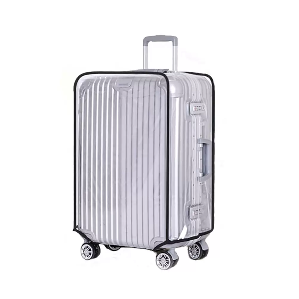 NUOLUX Transparent Travel Luggage Case Cover Suitcase Trolley Case Protective Bag Dustproof Protector (28 Inches)