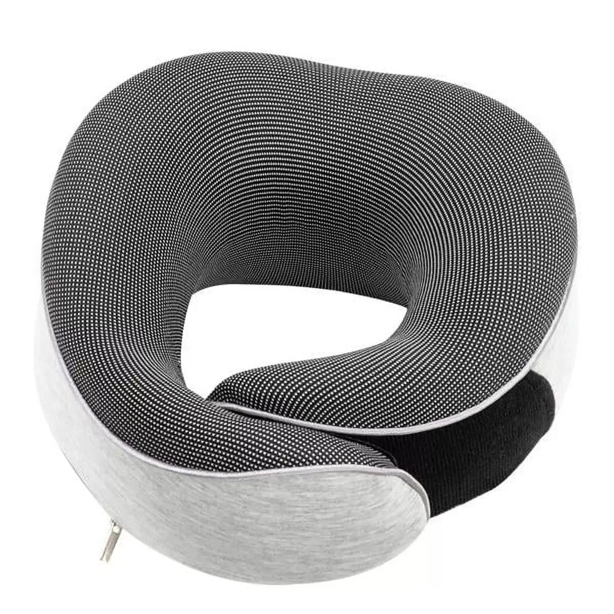 Neck Pillow for Travel Provides Double Support to The Head. Neck. and Chin in Any Sleeping Position on Flights. Car. and at Home. Comfortable Airplane Travel Pillow. Large By GIXUSIL Grey