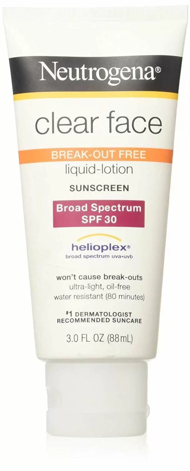 Neutrogena Clear Face Broad Spectrum SPF 30. Fragrance Free. 3.0oz. 2-Pack