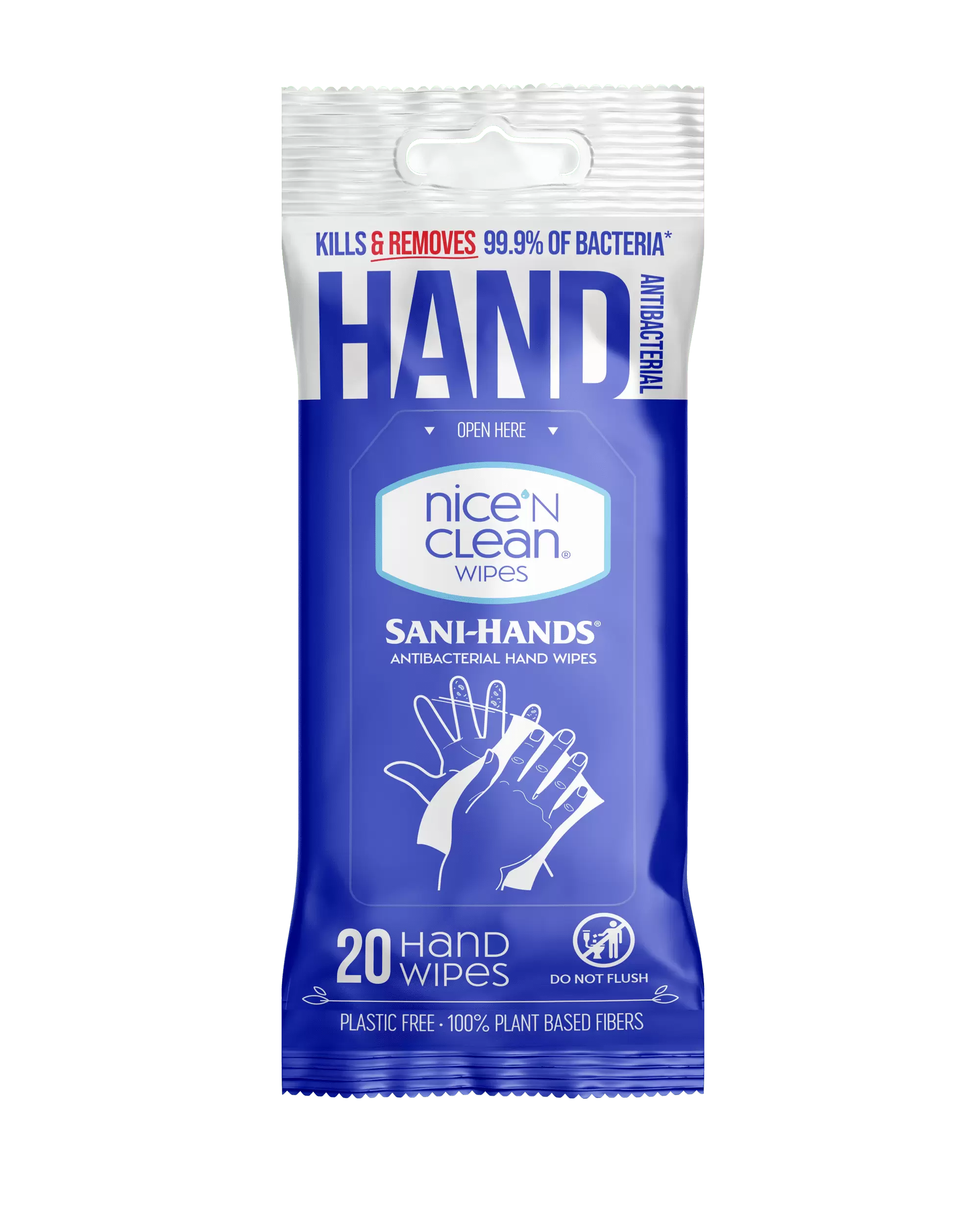 Nice 'n Clean Antibacterial Hand Wipes. 20 count