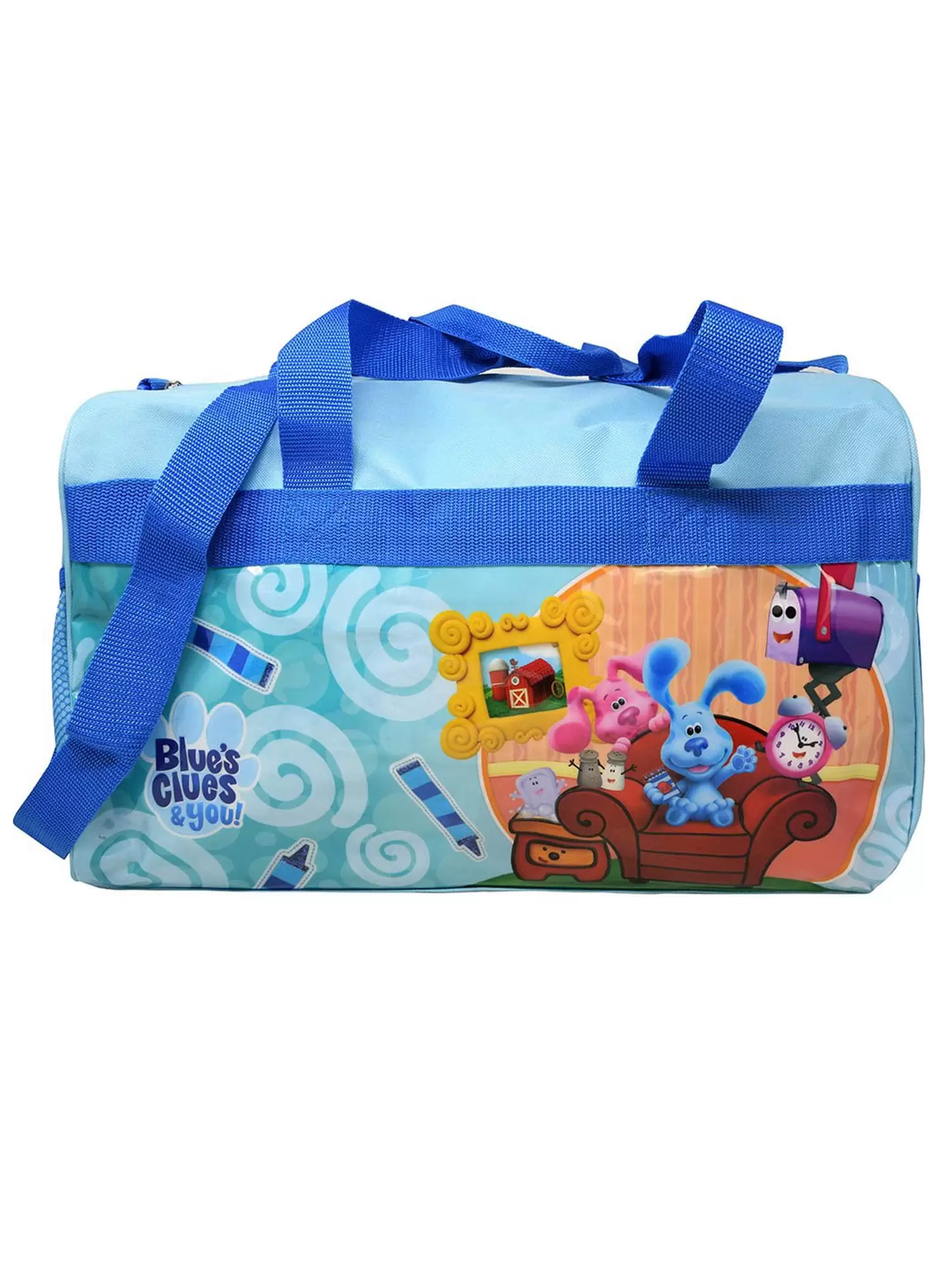 Nickelodeon Blues Clues Duffel Bag 18 Carry-on Magenta Mailbox Salt Pepper