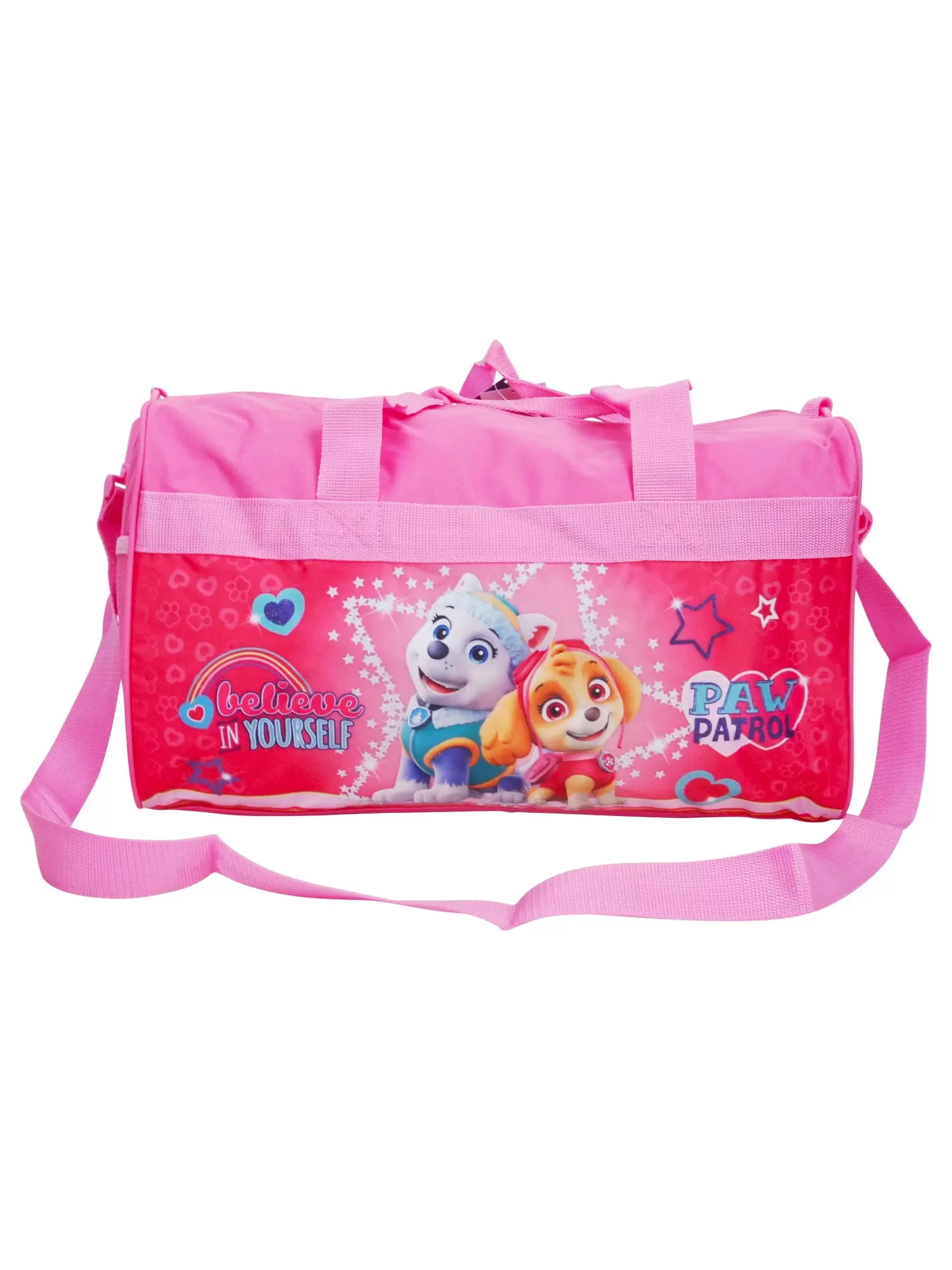 Nickelodeon Girls Paw Patrol Duffel Bag 18 - Believe in Yourself Pink