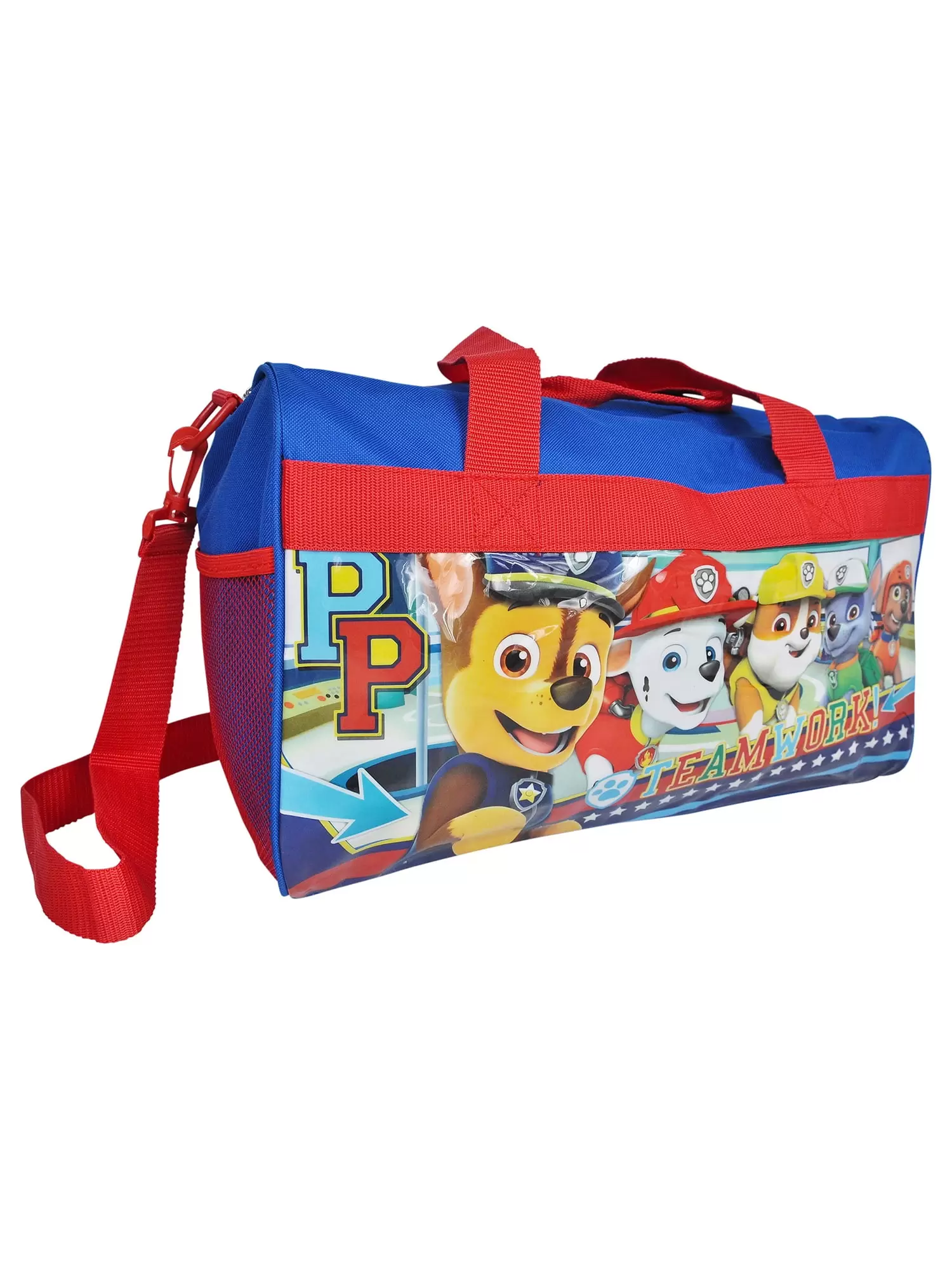 Nickelodeon Paw Patrol Teamwork Marshall Chase Kids Boys Duffel Bag 17