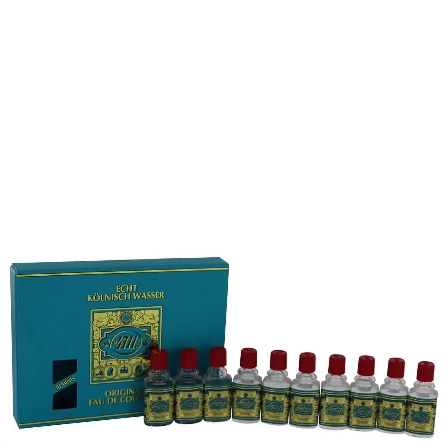 No. 4711 by Echt Kolnisch Wasser for Unisex Set - Miniature Eau De Cologne 0.1 oz. x10