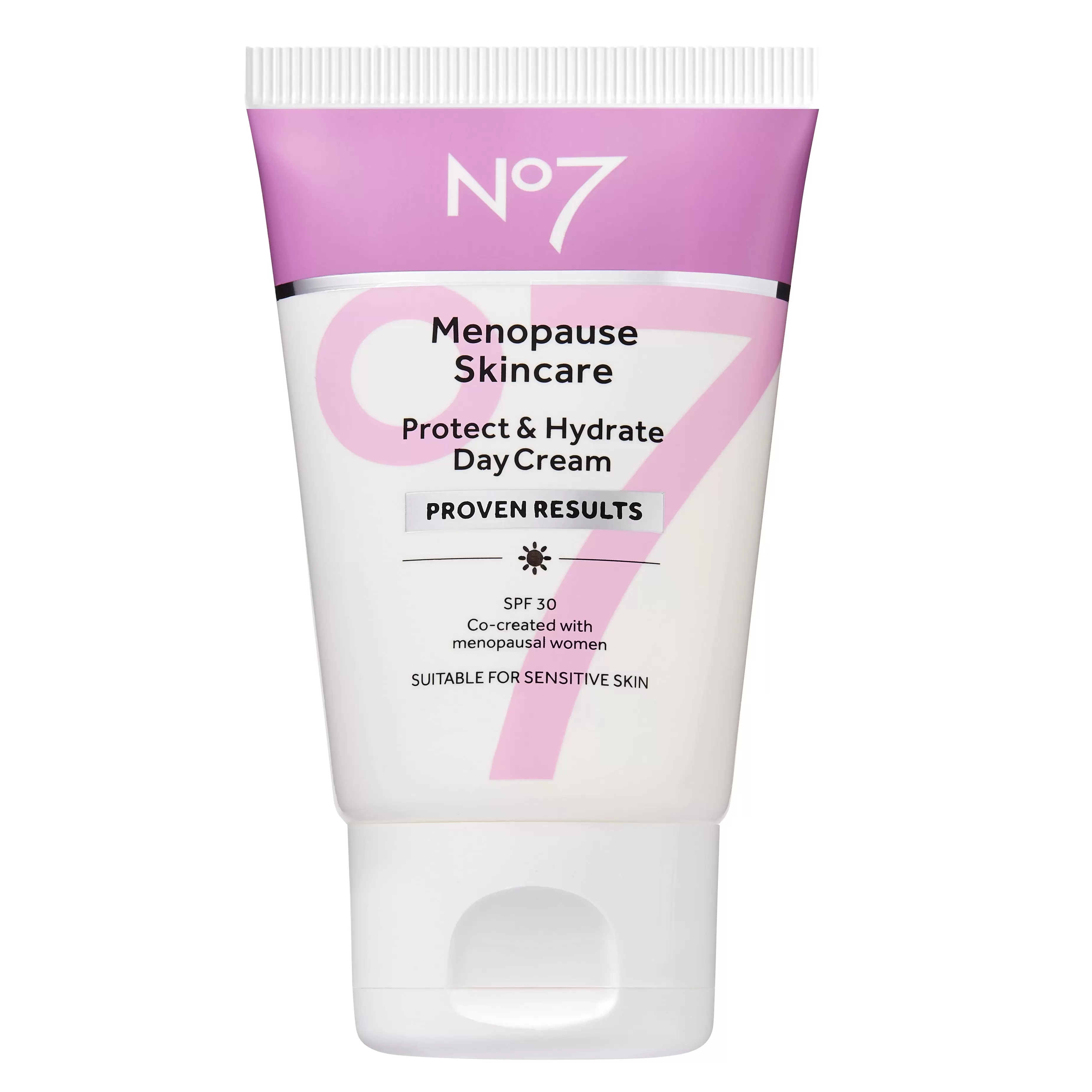 No7 Menopause Skincare Protect & Hydrate Day Cream with Niacinamide. Vitamin C & SPF 30. 1.69 oz