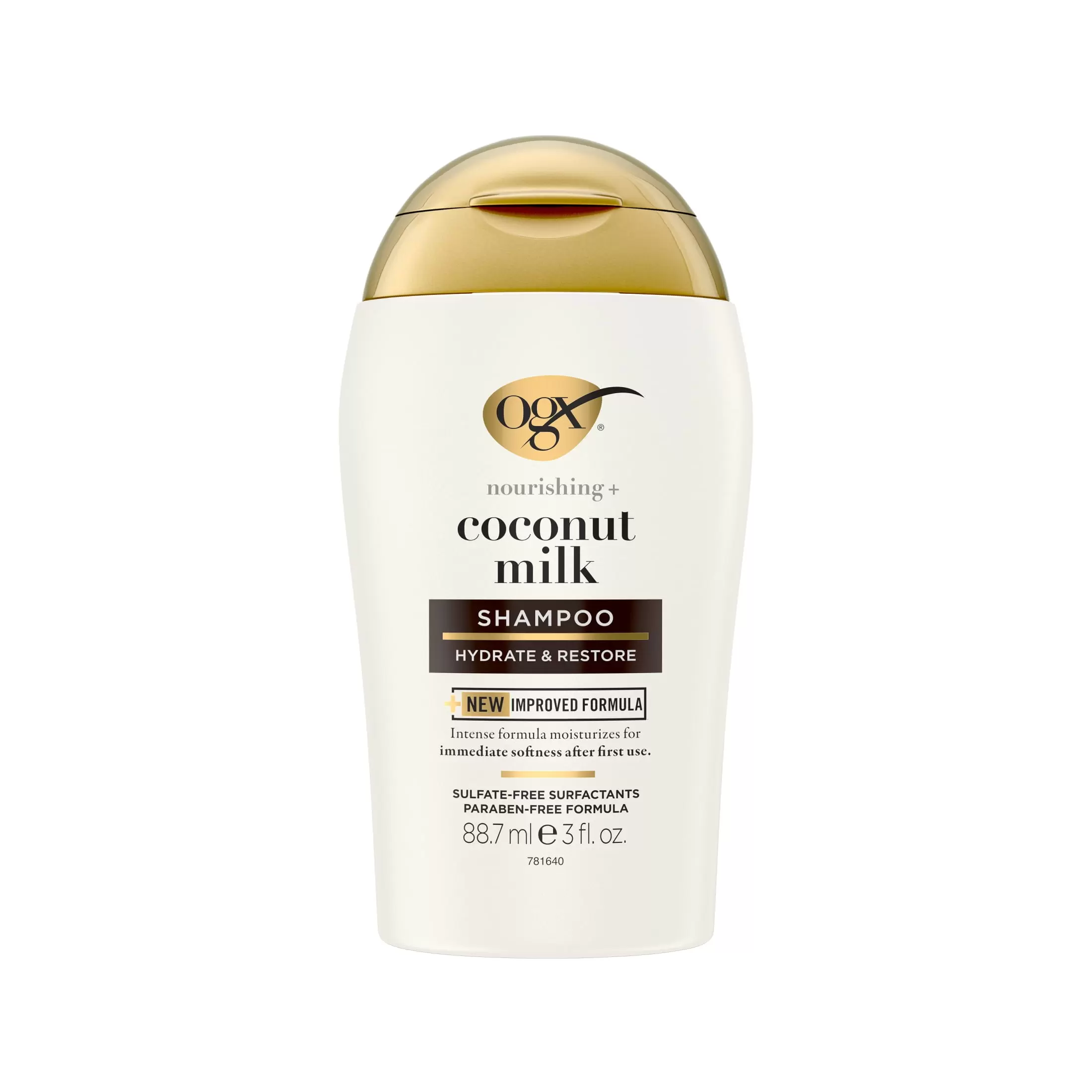 OGX Coconut Milk Nourishing Daily Shampoo. 3 fl oz. Travel Size