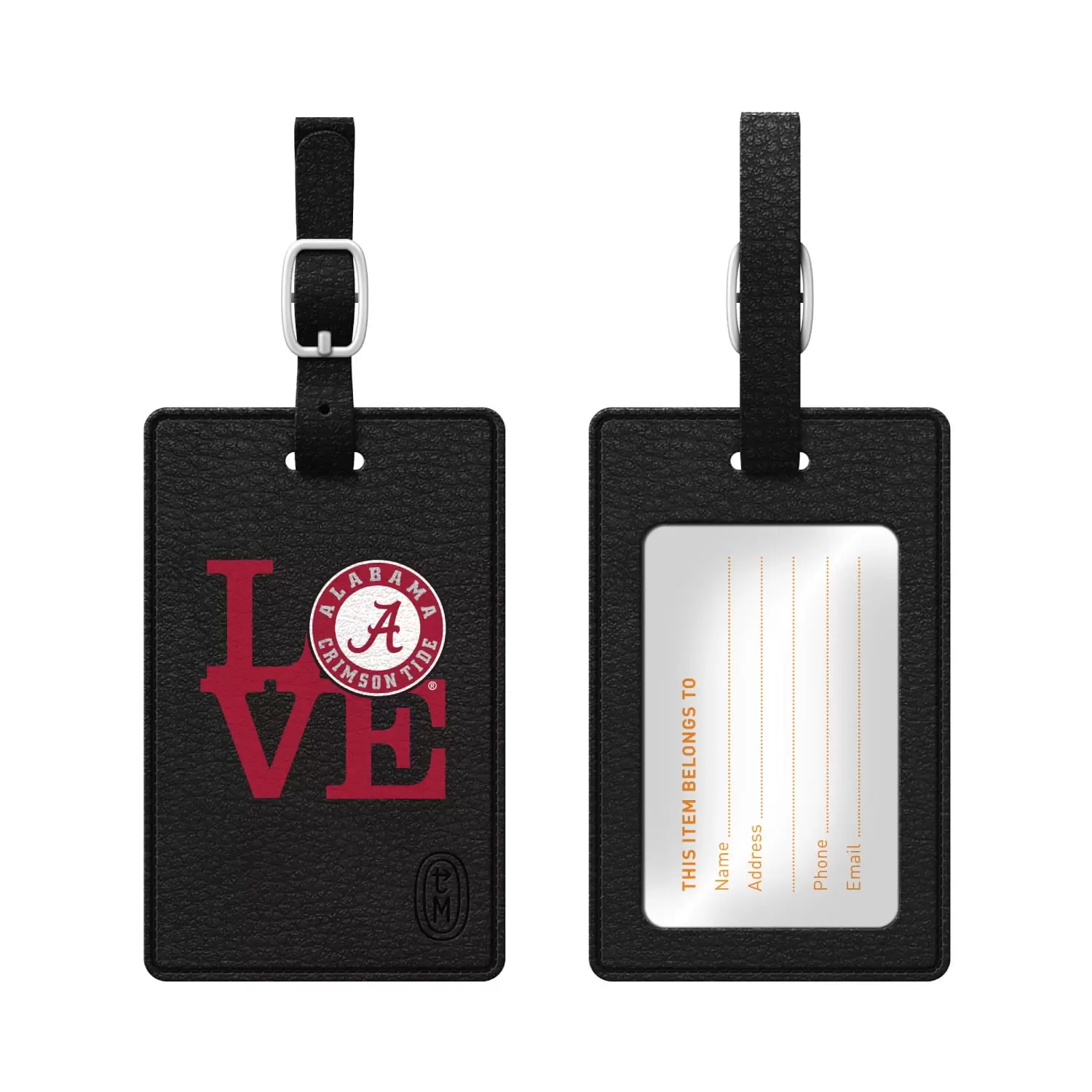 OTM Essentials University of Alabama Black Bag Tag. Love