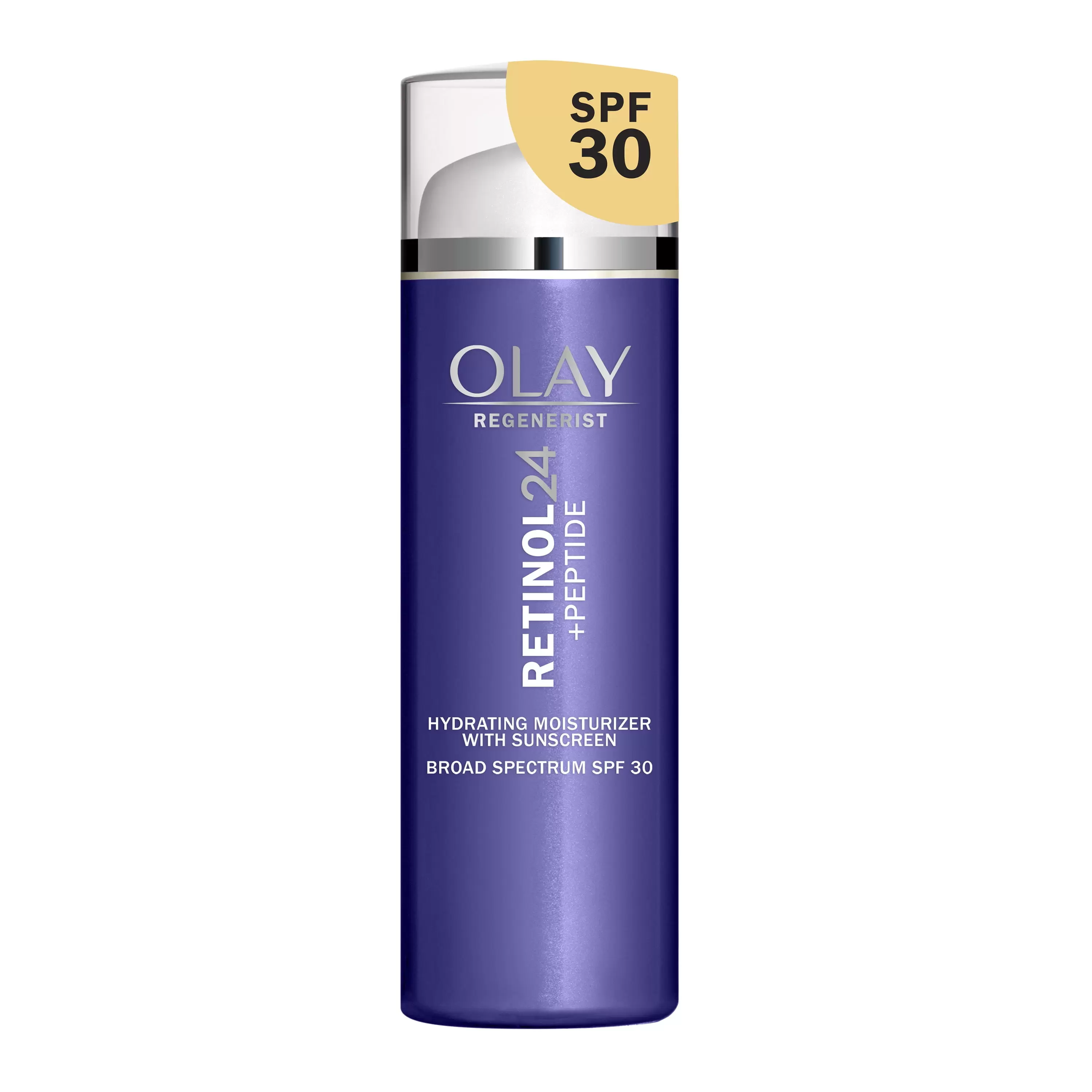 Olay Regenerist Retinol 24 + Peptide SPF Moisturizer. SPF 30. 1.7 oz