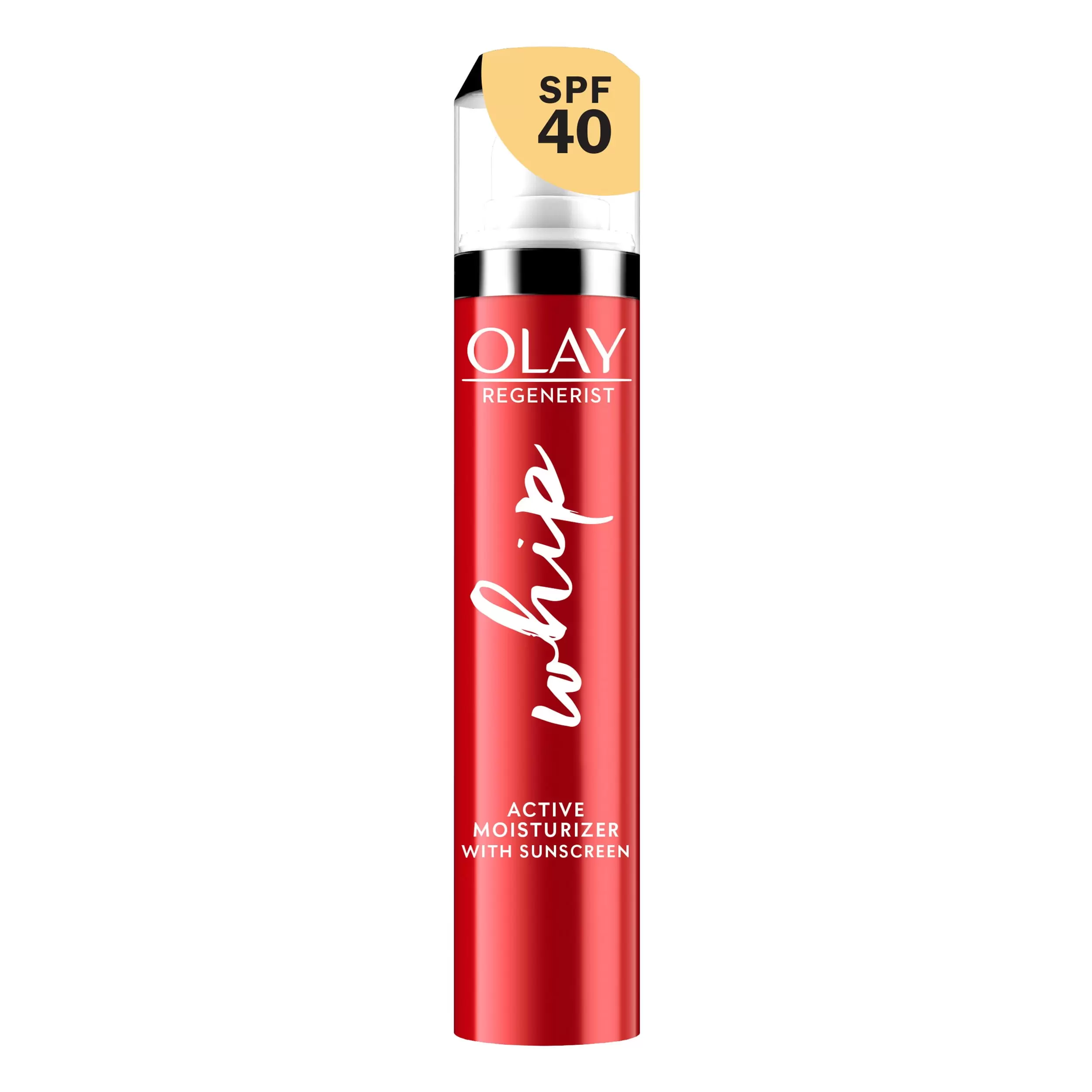 Olay Regenerist Whip Face Moisturizer with Sunscreen SPF 40. 1.7 fl oz