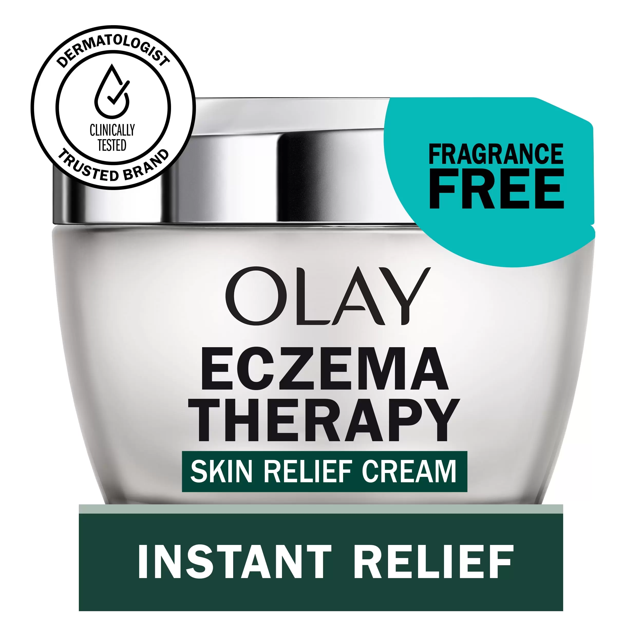 Olay Sensitive Skin Eczema Therapy Face Moisturizer with Colloidal Oatmeal. Fragrance-Free. 1.7 oz