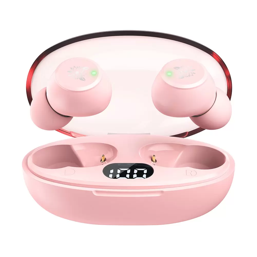 Onikuma In-Ear Earphones Bluetooth-Compatible 5.3 Sports Earphone (Pink)