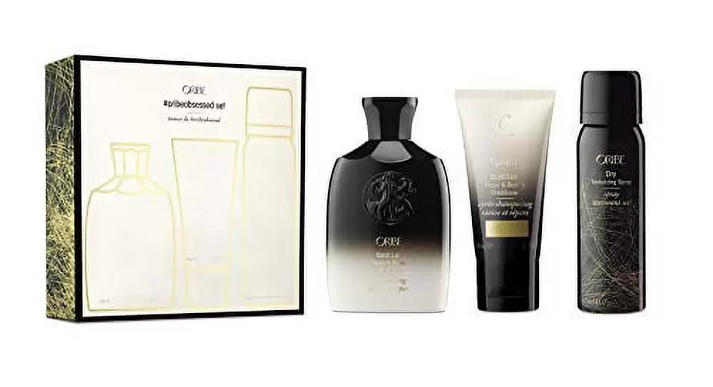 Oribe Gold Lust Repair Shampoo/ Conditioner and Dry Texturizing Spray Travel Kit