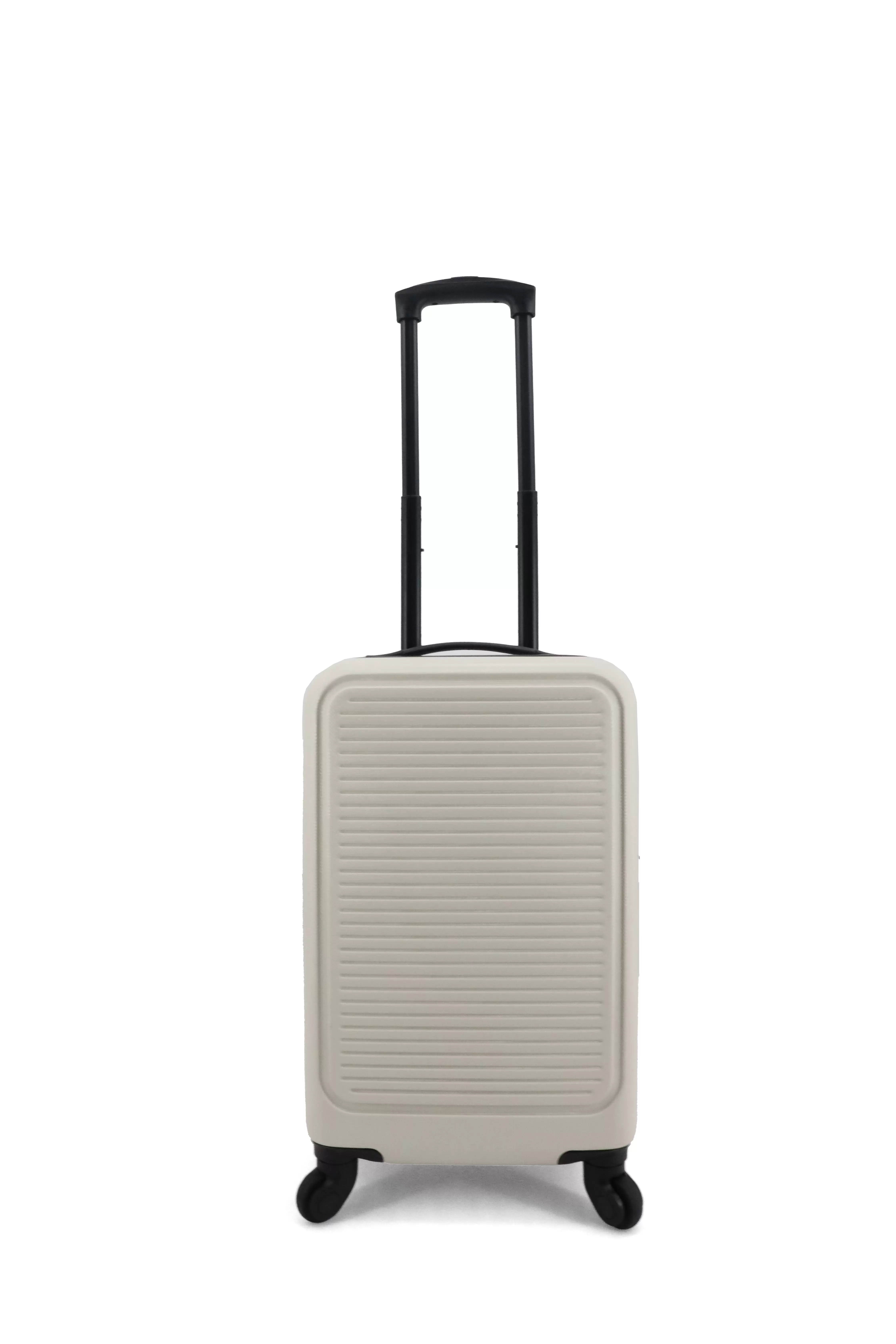 PG 20IN Hardside ABS Upright Luggage with 100% ABS Papyrus Beige