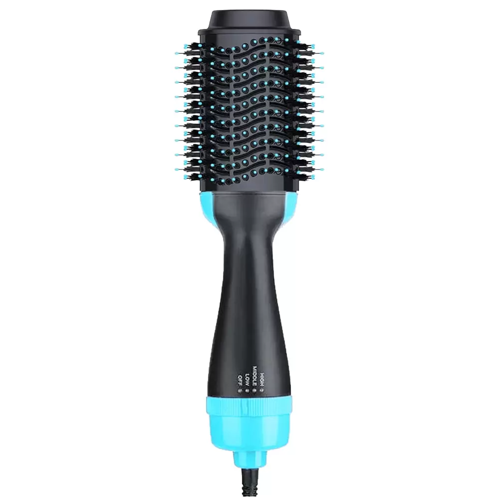 PHOEBE Travel Hair Brush. 3/4 inch dual voltage Ceramic tourmaline ion Hot Hair brush