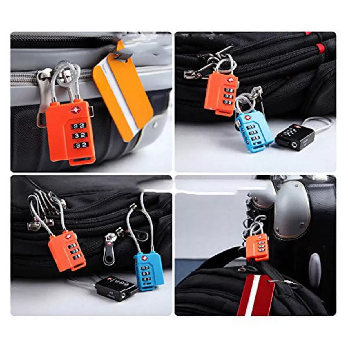 Padlock TSA Approved Locks Luggage Locks Portable Lock Large Luggage Lock Cable Luggage Lock TSA Lock for Luggage