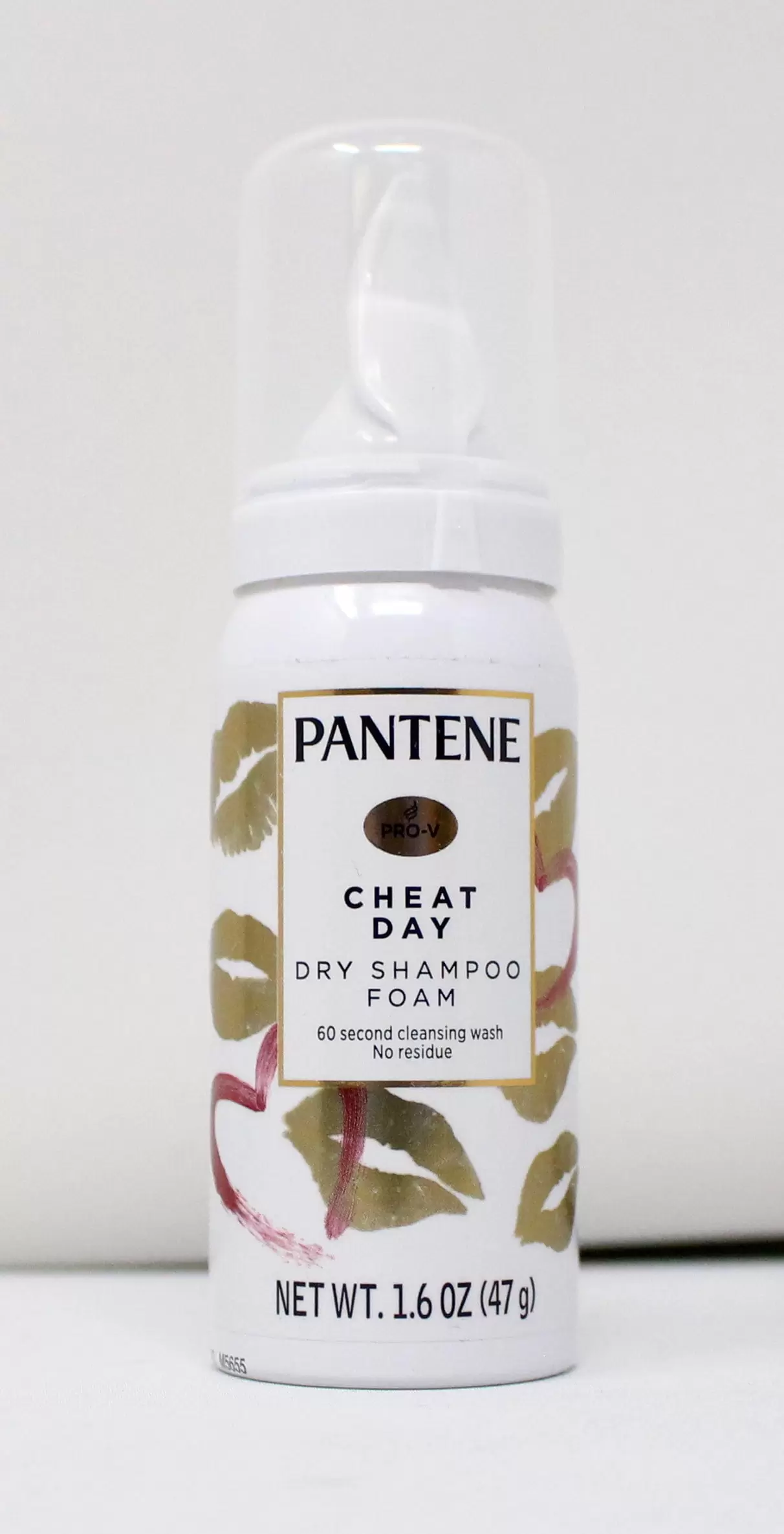 Pantene Cheat Day Dry Shampoo Foam 60 Second Cleansing Wash Trial Travel Size 1.6 oz (Pack of 3)