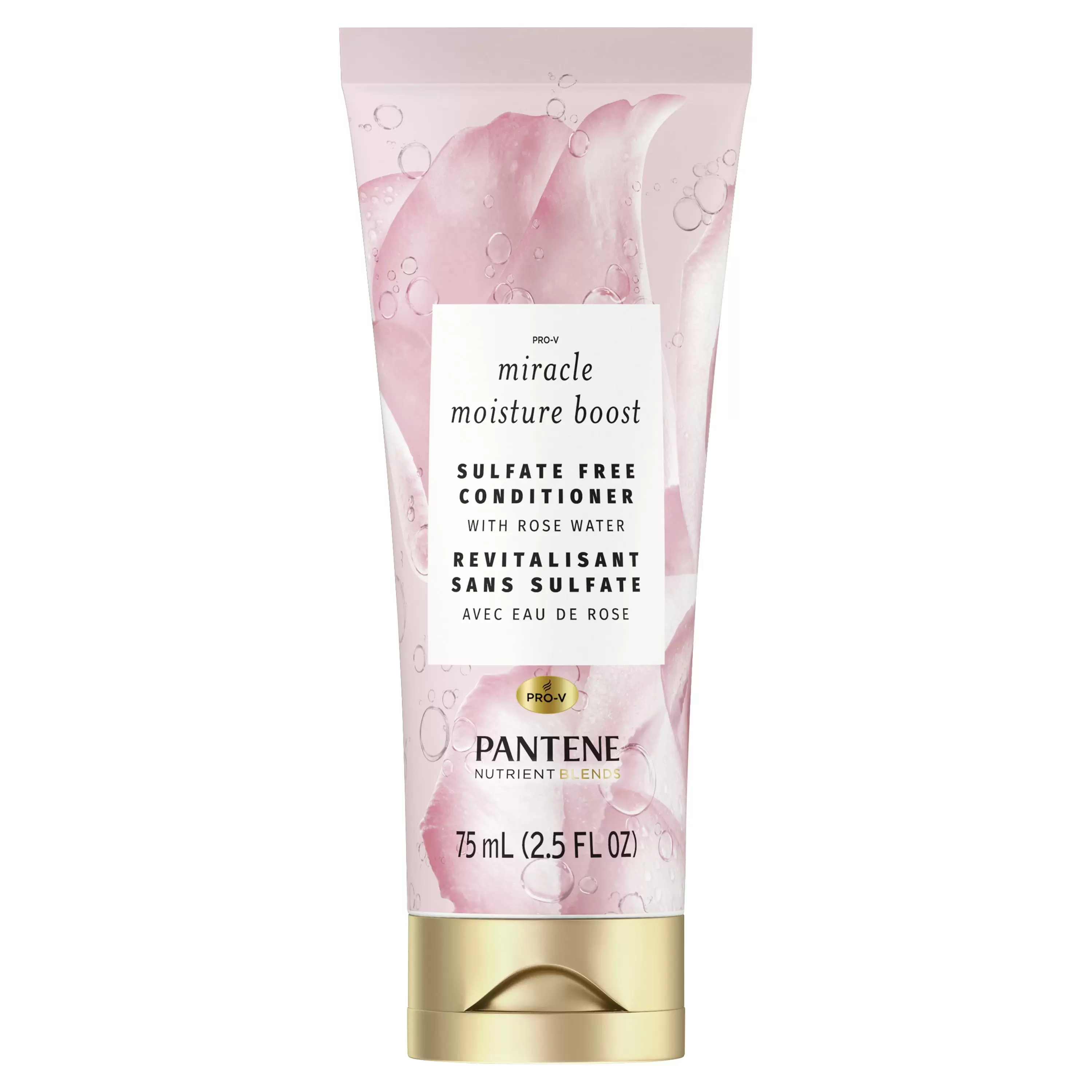 Pantene Nutrient Blends Miracle Moisture Boost Sulfate Free Conditioner. Rose Water. 2.5oz