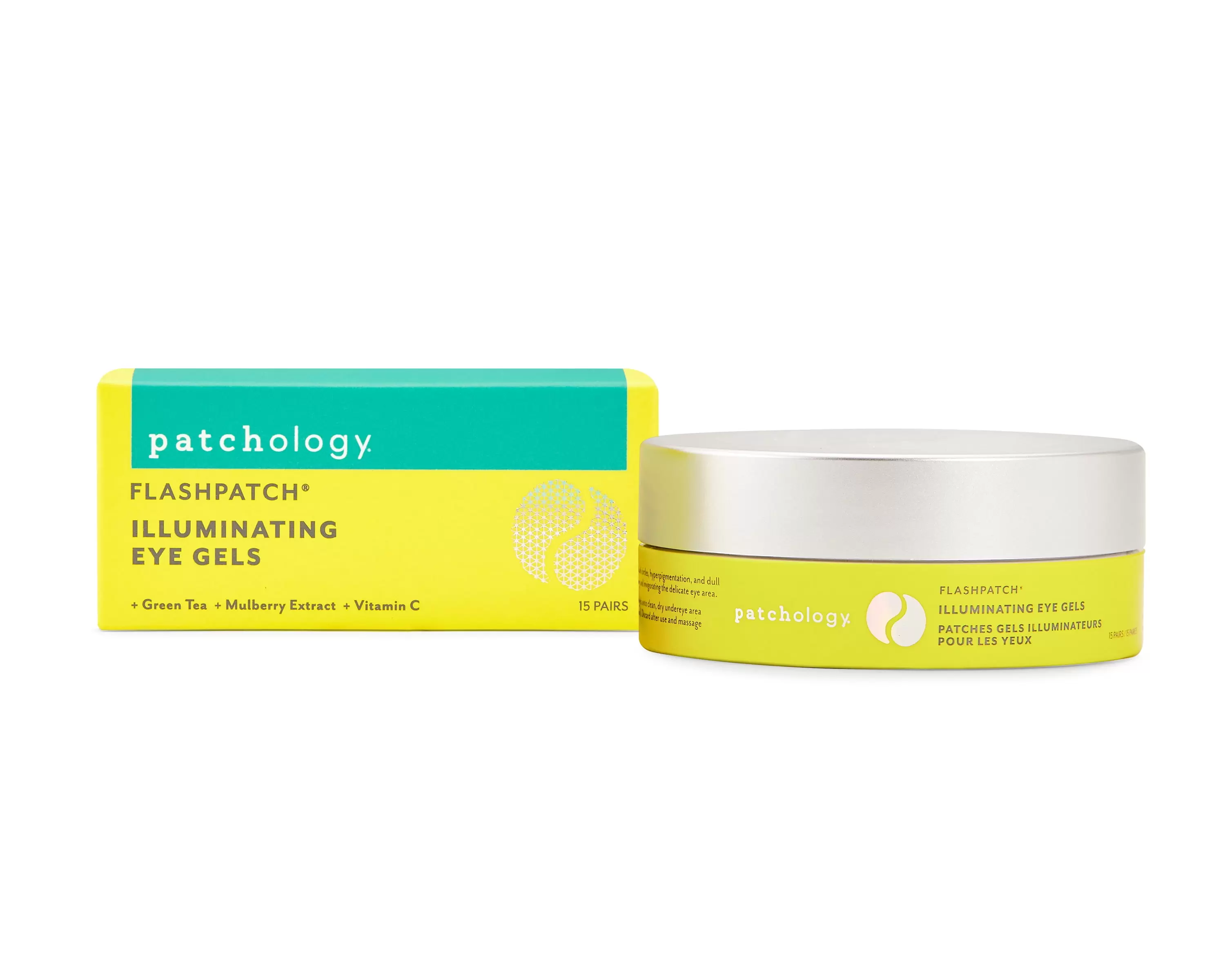 Patchology FlashPatch Illuminating Under Eye Face Mask Gels. 15 Count