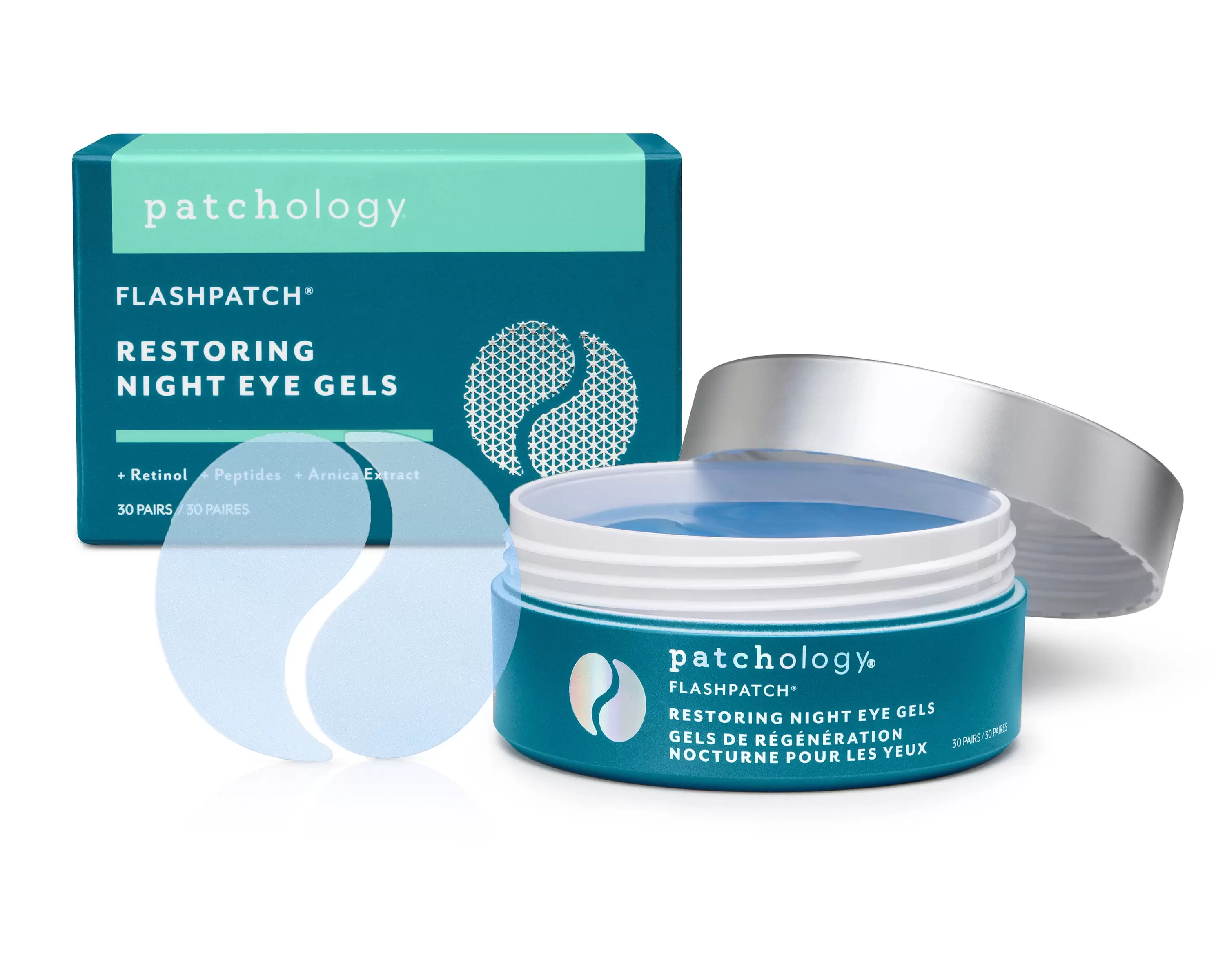 Patchology FlashPatch Restoring Night Eye Gels. 30 Count