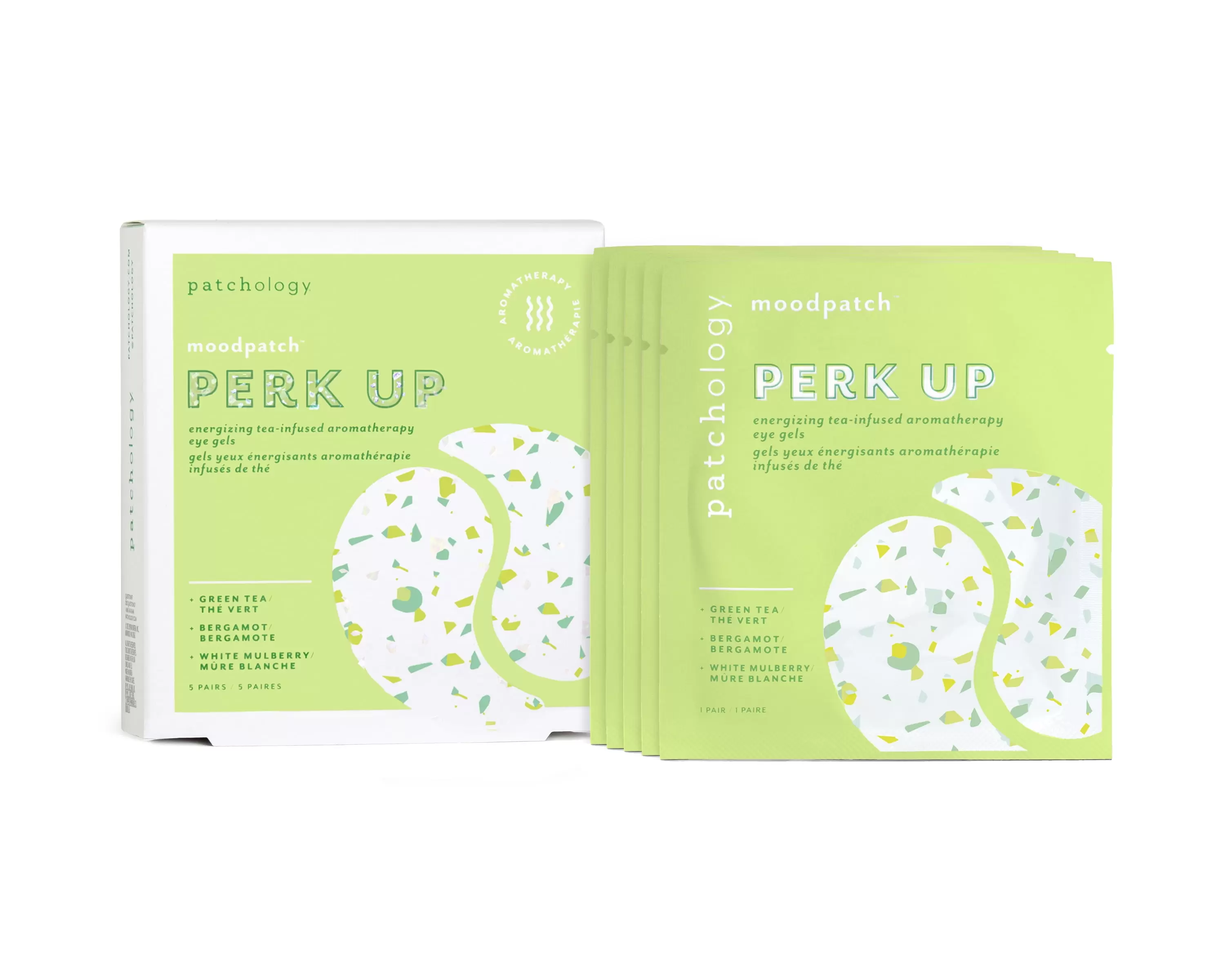 Patchology Moodpatch Perk Up Eye Gels Puffiness and Wrinkles Reducer. 5 Count