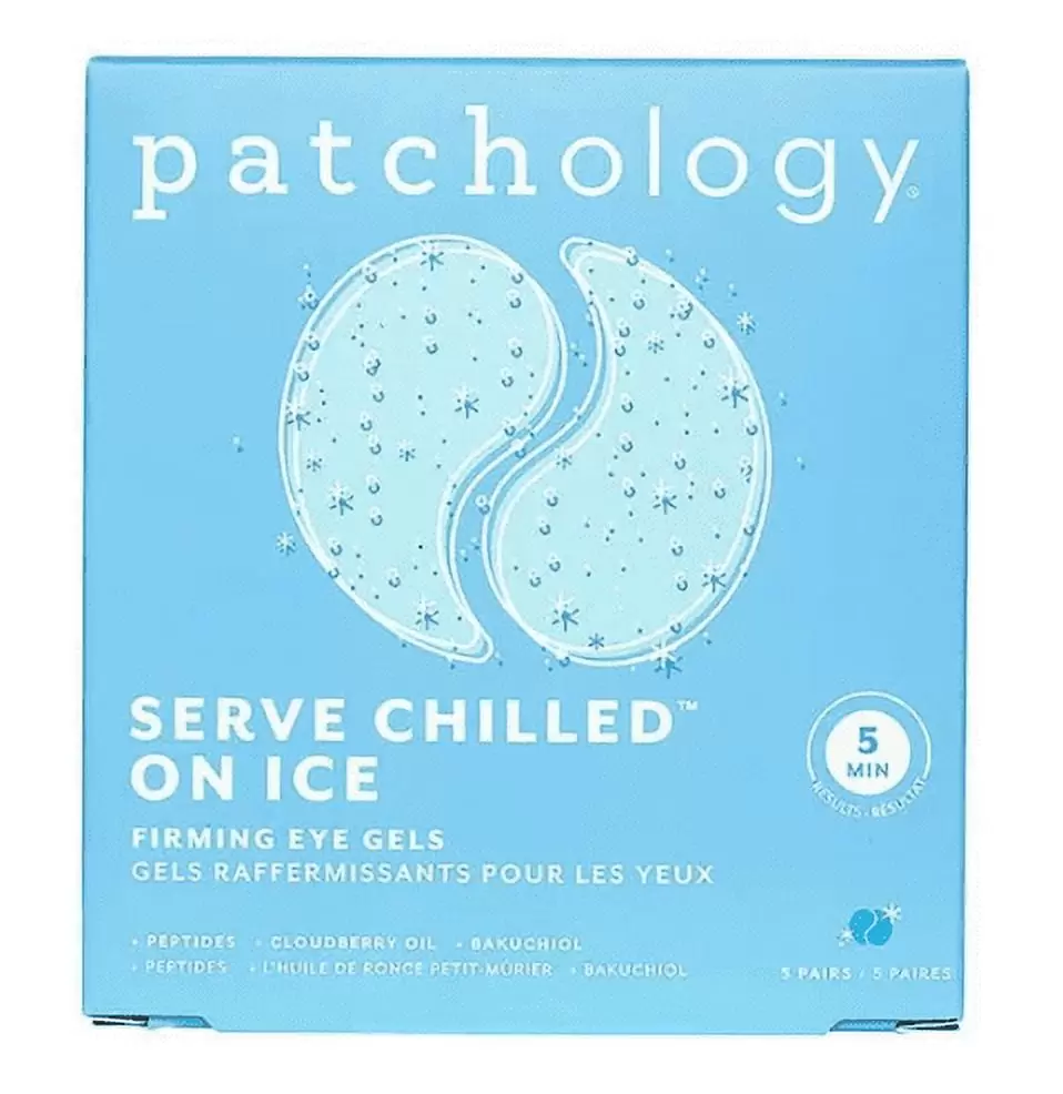 Patchology Serve Chilled? On Ice Firming Under Eye Face Mask Gels. 5 Pairs