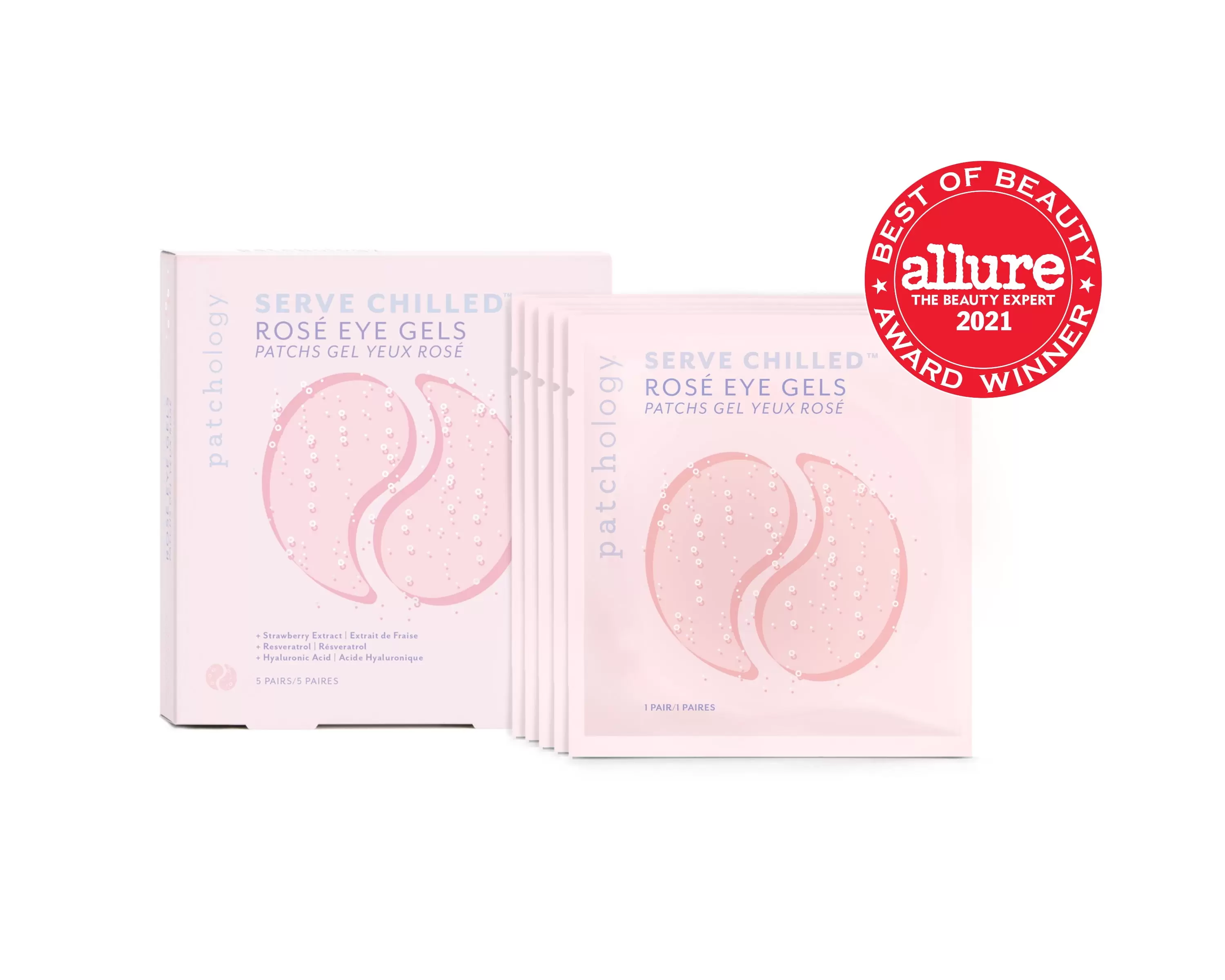 Patchology Serve Chilled Rose Eye Gels