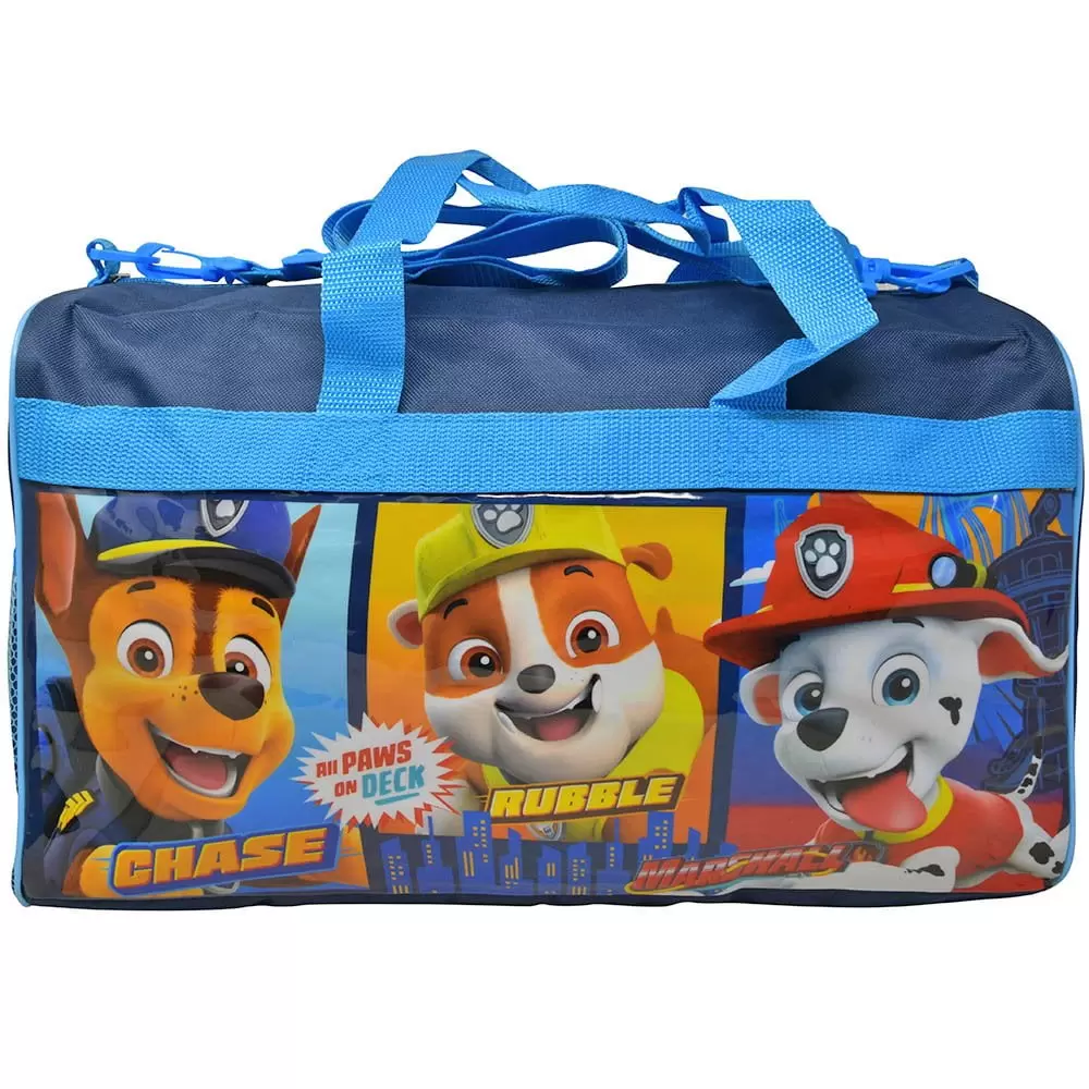 Paw Patrol Duffle Bag with PVC Printed Panel