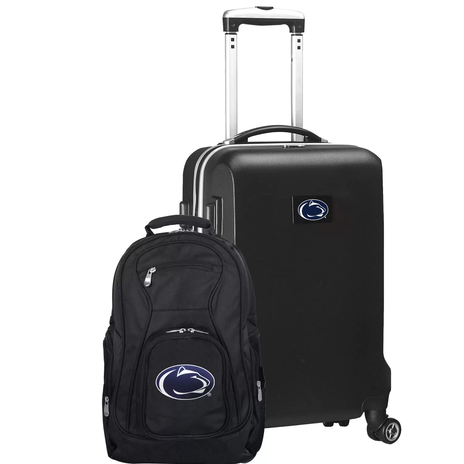 Penn State Nittany Lions Deluxe 2-Piece Backpack and Carry-On Set - Black