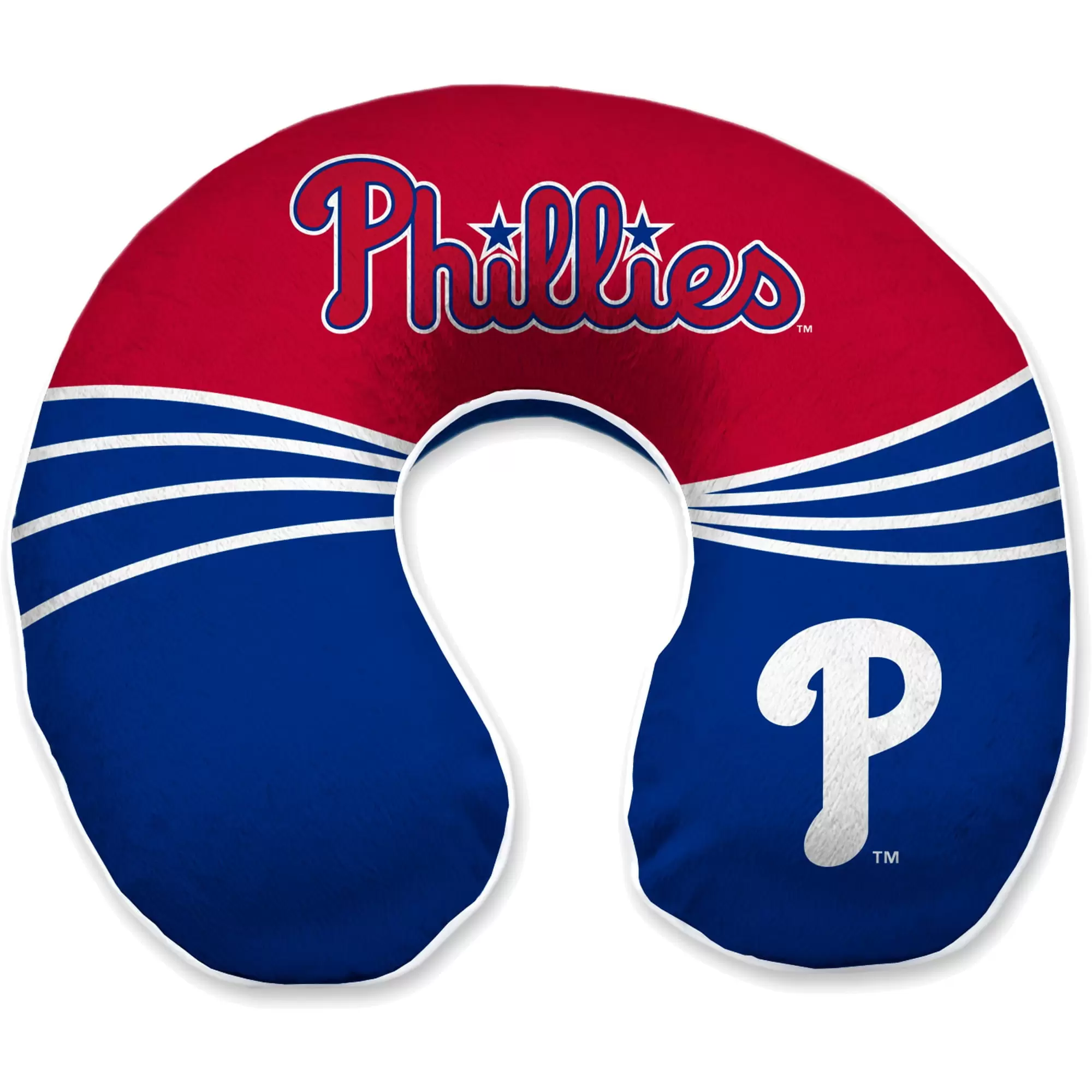 Philadelphia Phillies Wave Memory Foam Travel Pillow