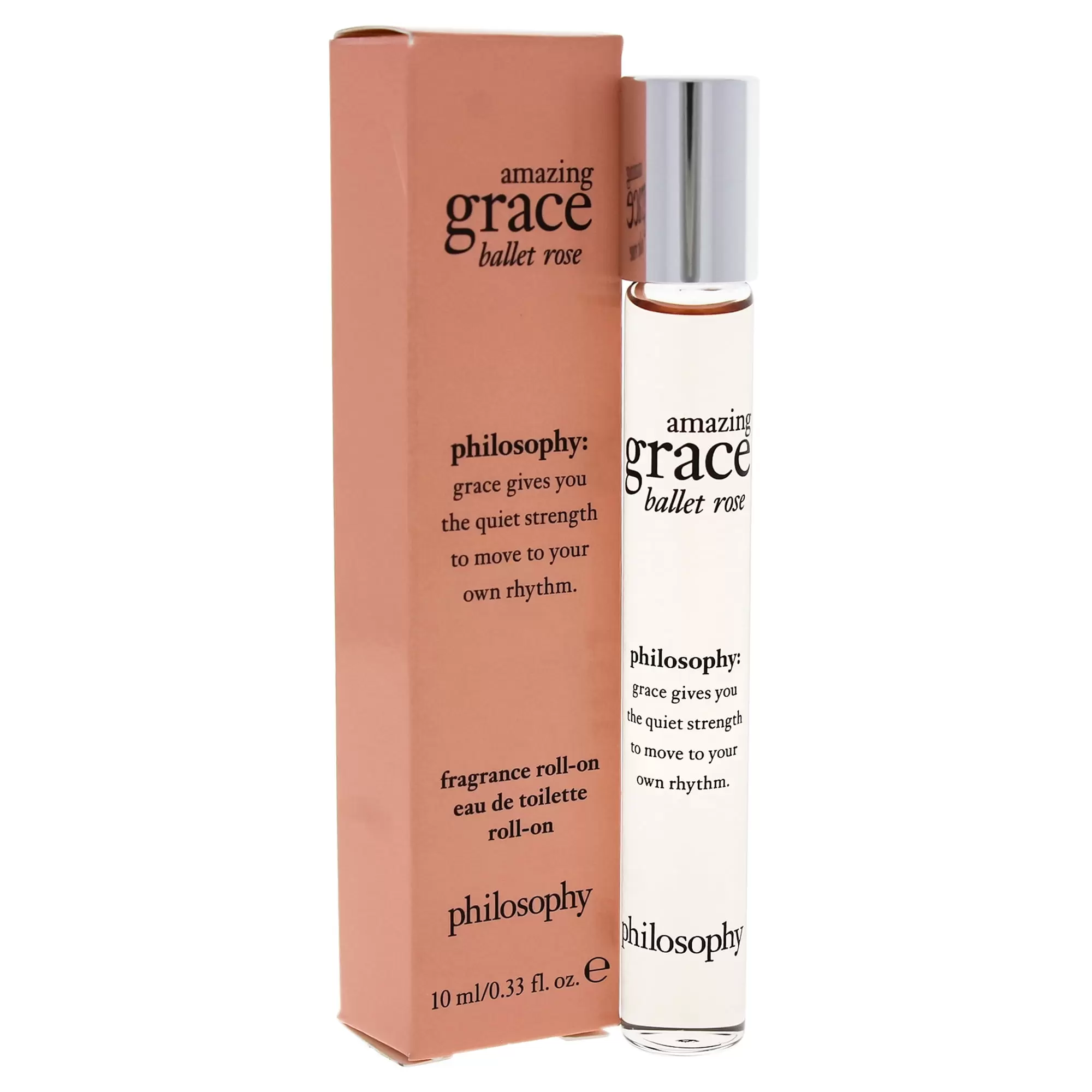 Philosophy Amazing Grace Ballet Rose Eau de Toilette. Perfume for Women. 0.33 Oz. Rollerball