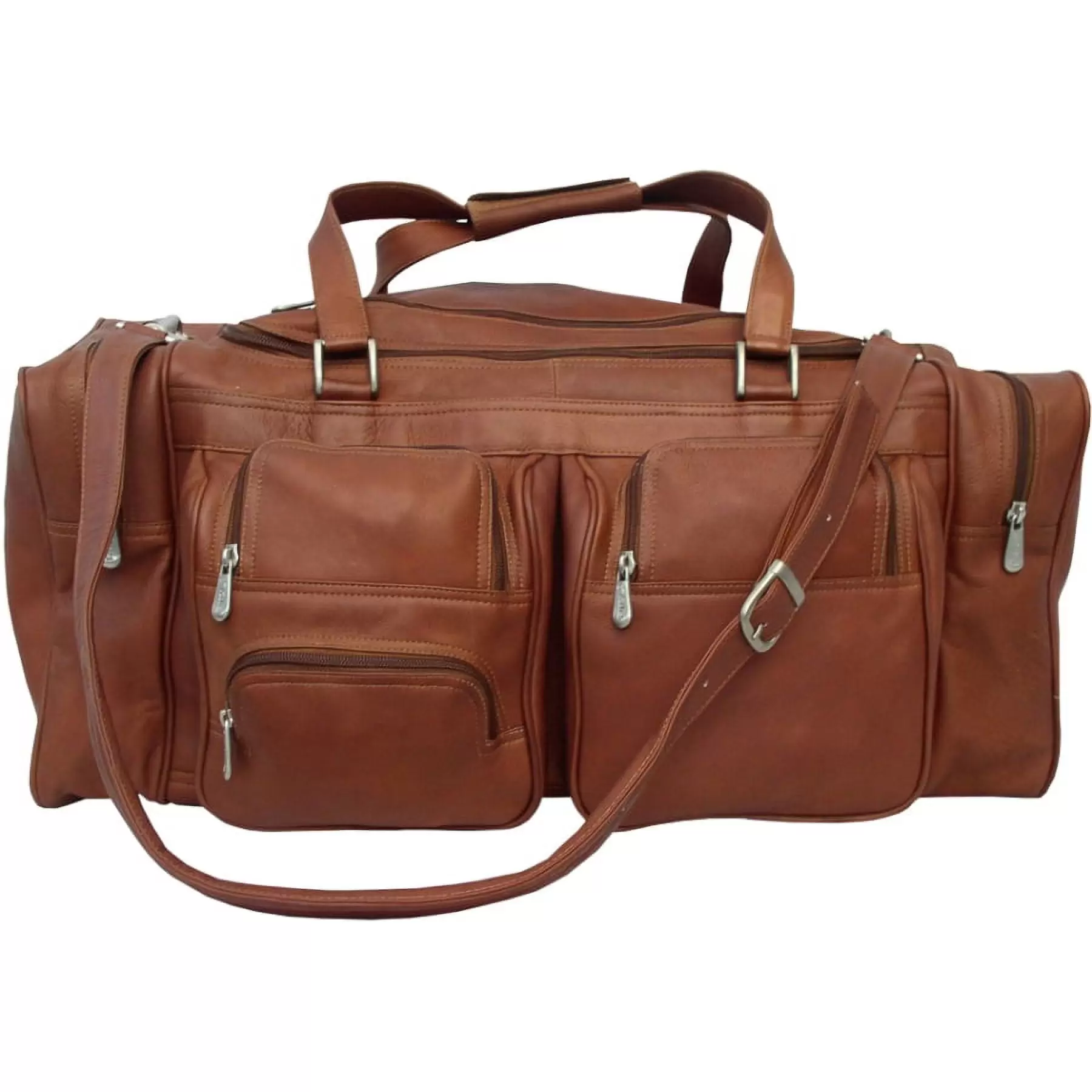 Piel Leather 24 inch Duffel with Pockets