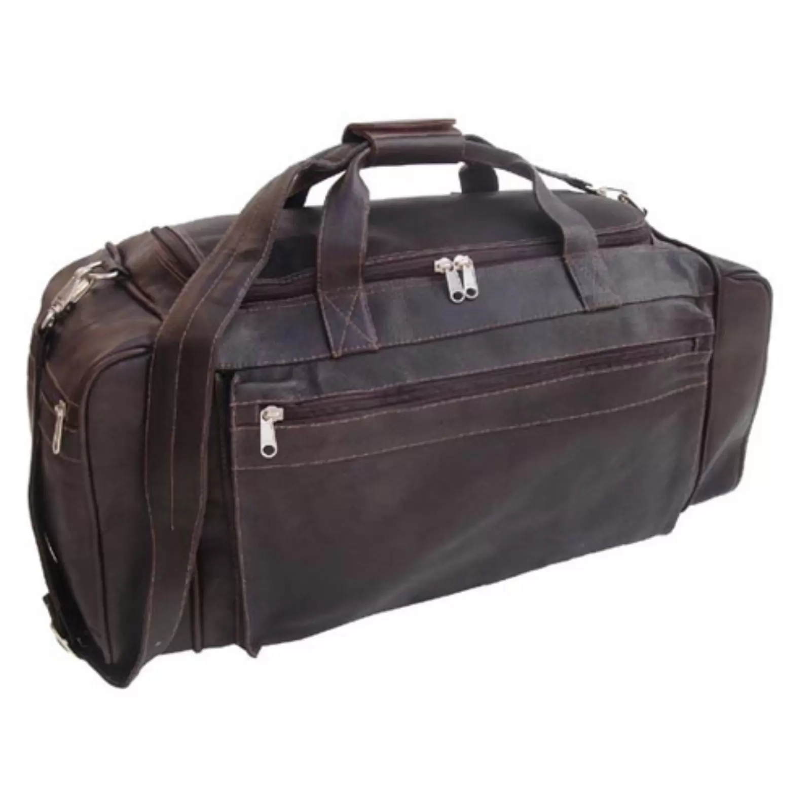 Piel Leather Large Duffel Bag