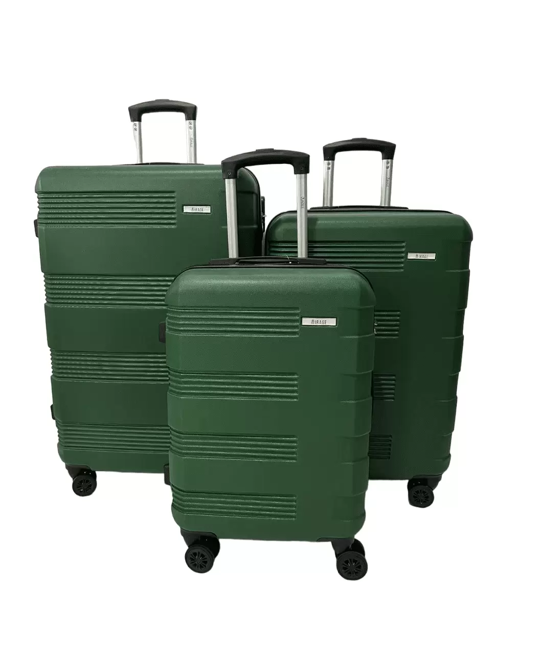 Polli ABS Hard shell Lightweight 360 Dual Spinning Wheels Combo Lock 28. 24. 20 3 Piece Luggage Set