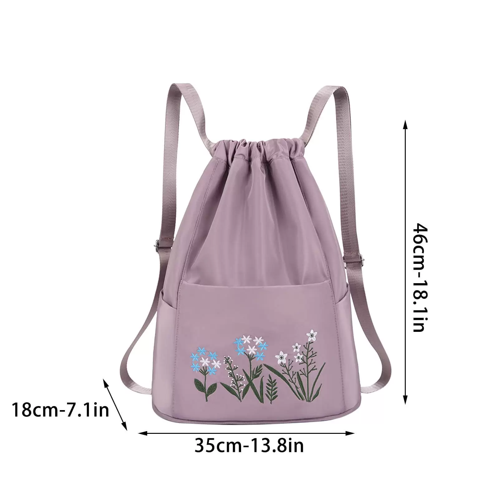 Pompotops Dry And Wet Separation Leisure Folding Bag New Shoulder Bag Short-distance Fitness Sports Training Embroidered Travel Bag. Home Savings! Clearance