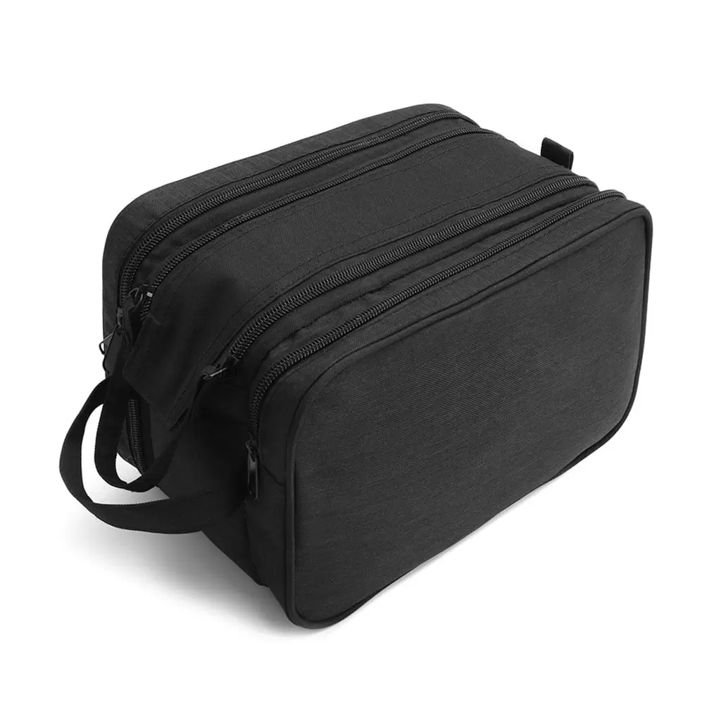 Portable Travel Men Toiletry Bag Black Shaving Bag Women Makeup Organizer for Home Travel Sized Toiletries Accessories