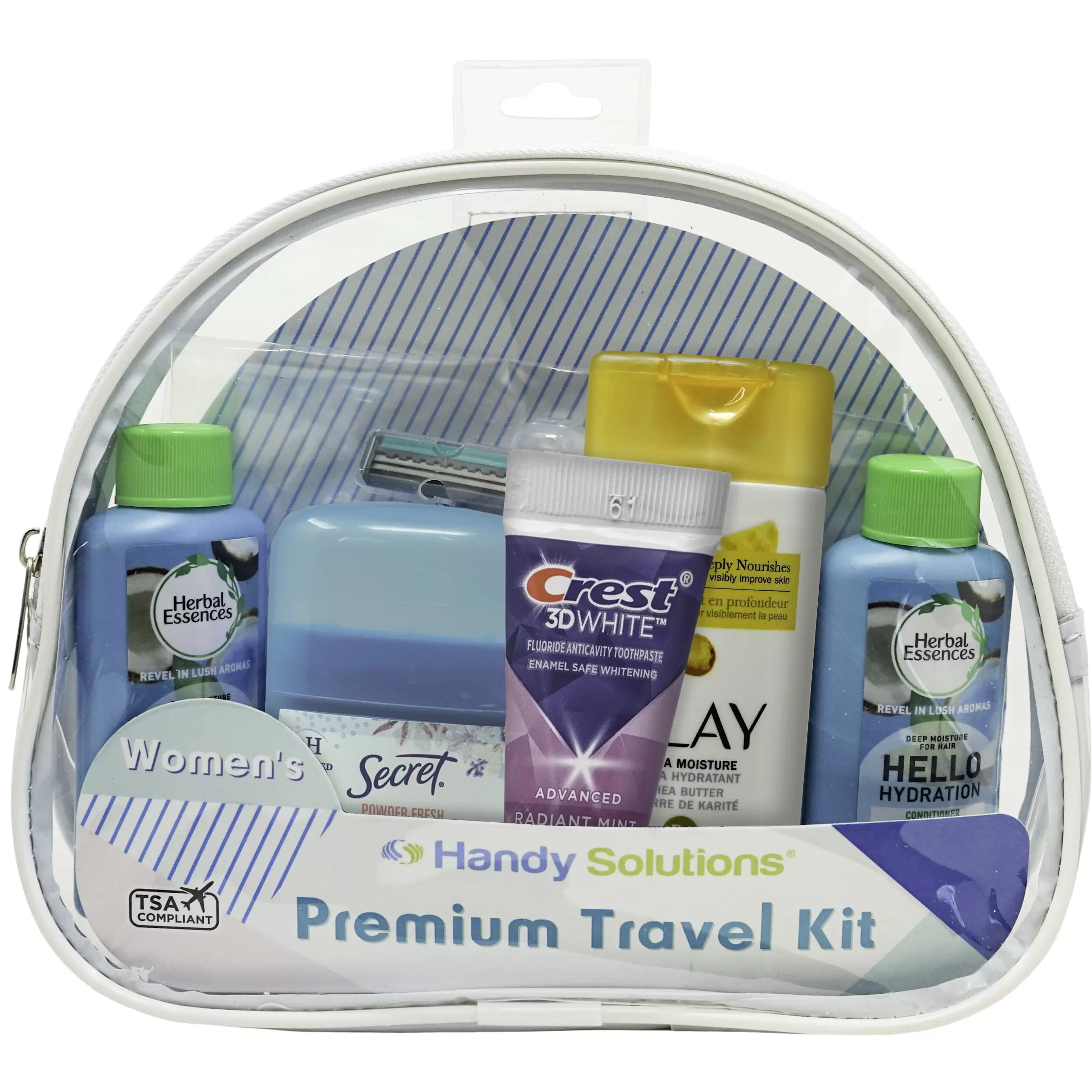 Premium Womens 7-Piece Travel Size Kit