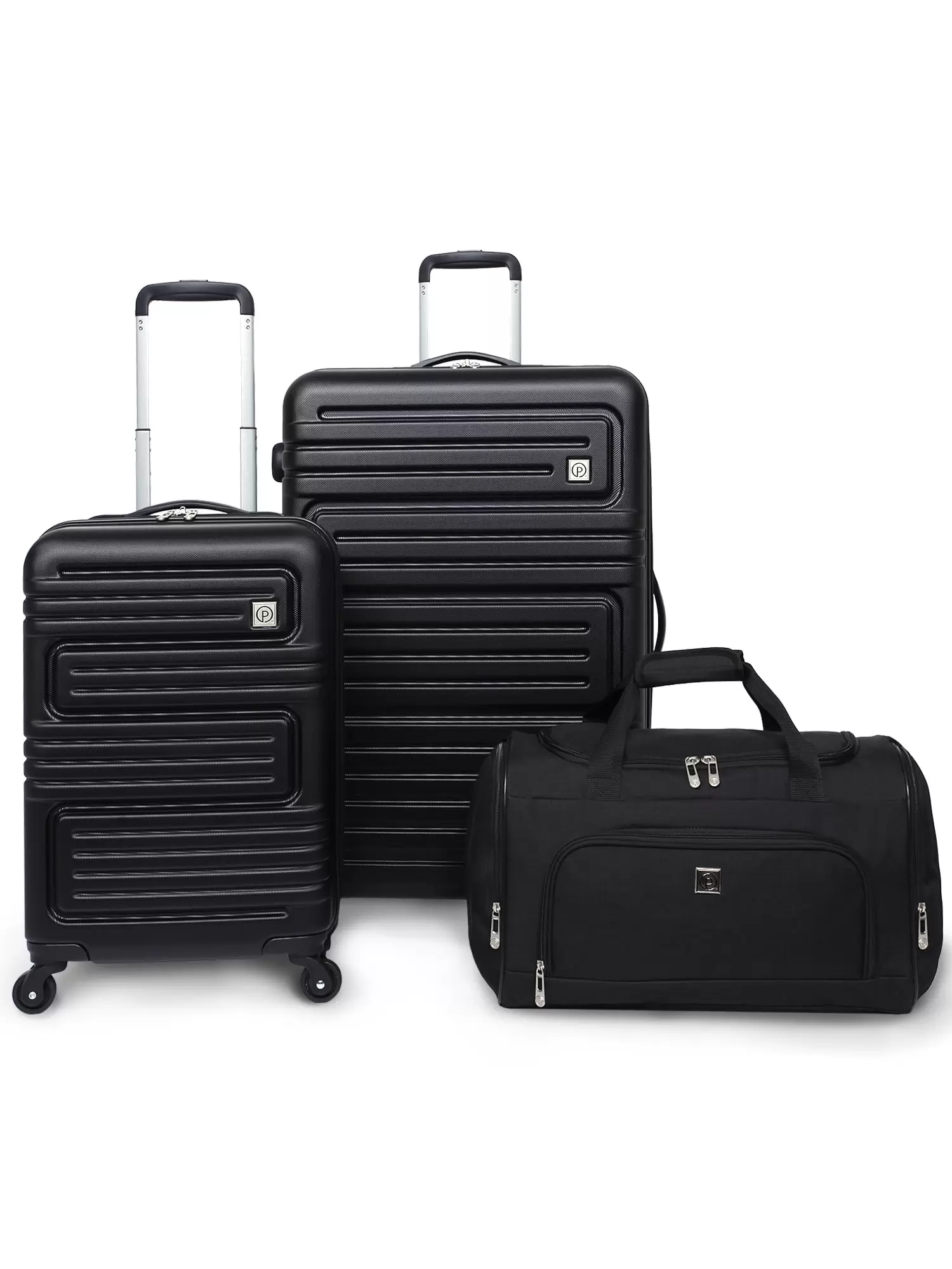 Protege 3 Piece Hard Side Luggage Set. Includes Check and Carry On Size