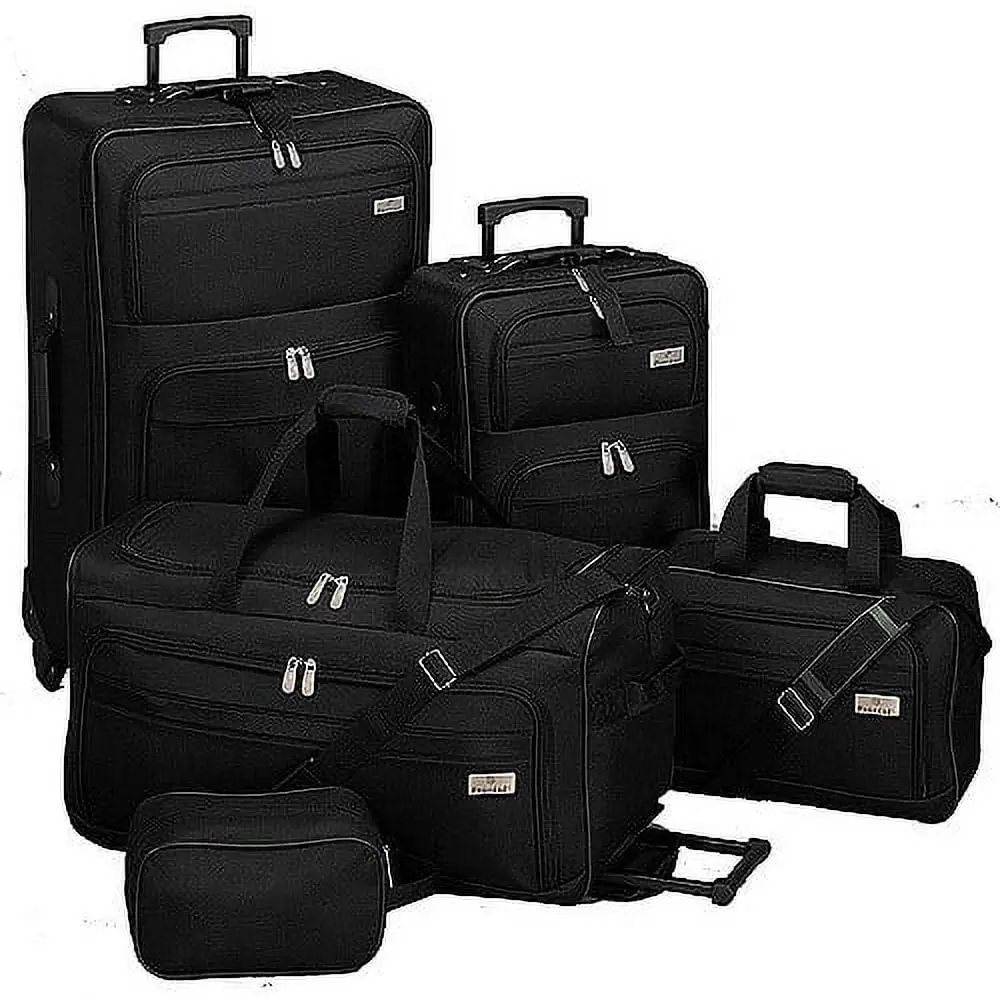 Protege 5-Piece Value Luggage Set. Blue