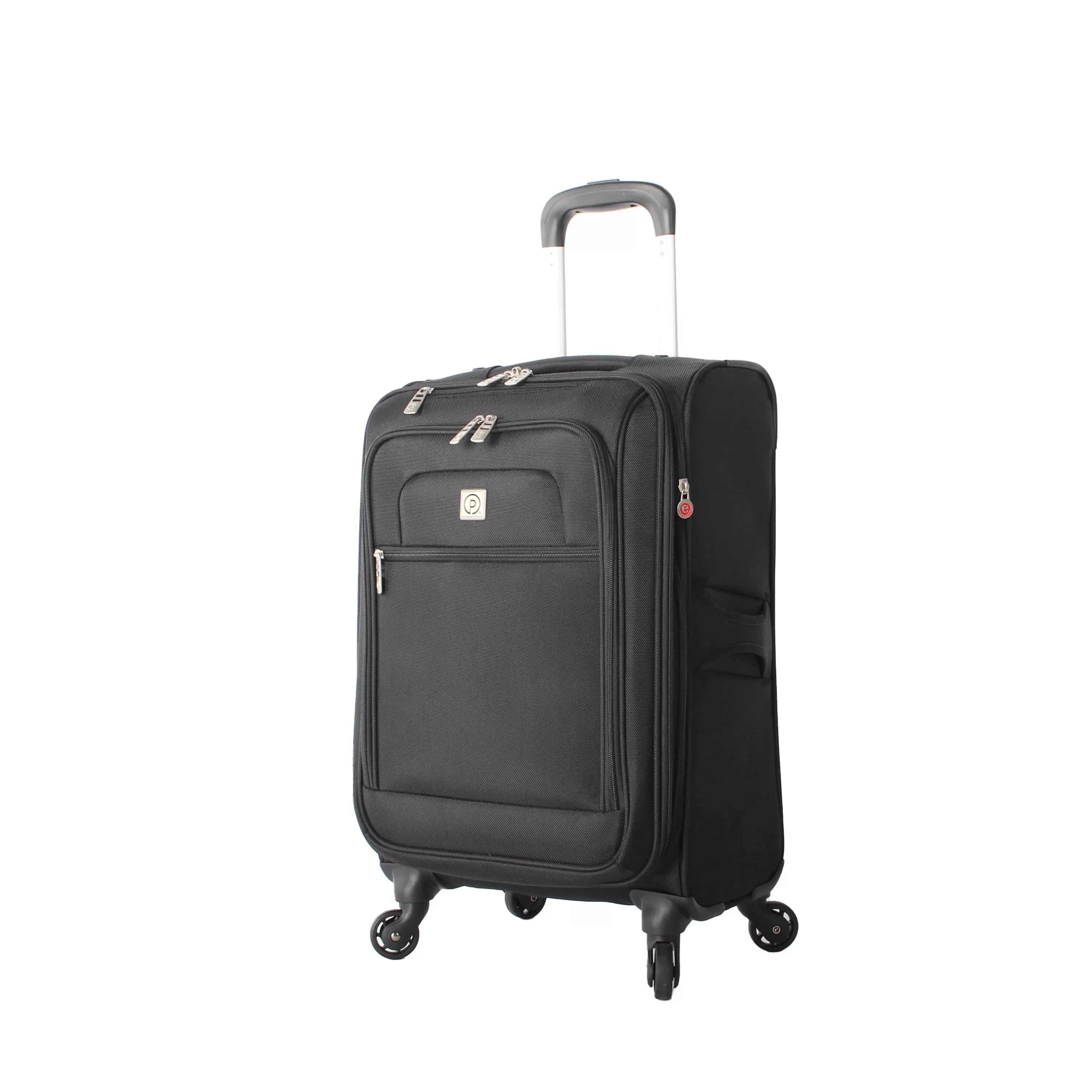 Protege. Arendale Soft Side 20 Expandable Carry-on Luggage. Black