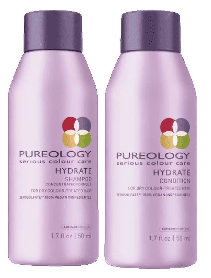 Pureology Hydrate Shampoo and Conditioner Travel Set 1.7 oz each