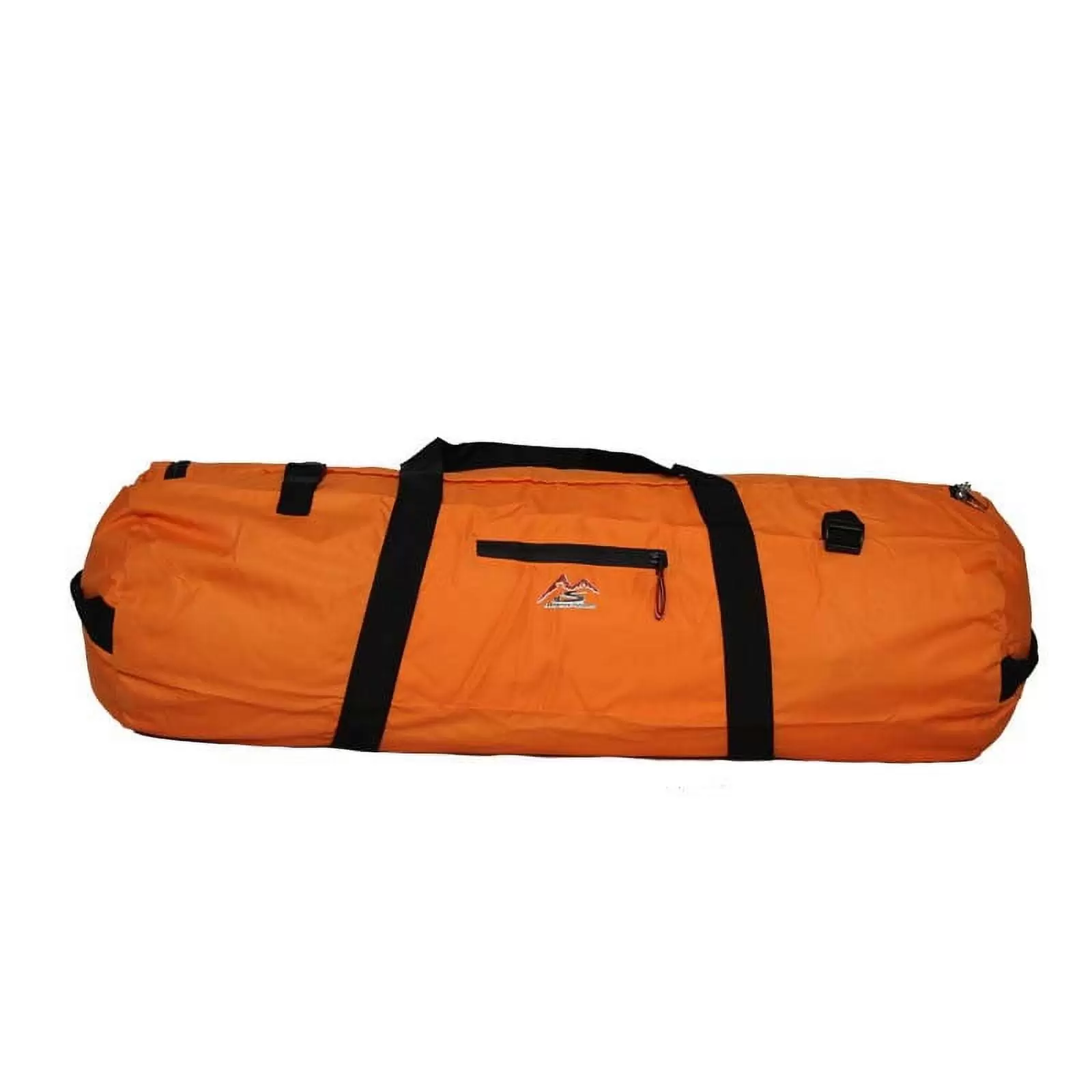 QIFEI Sports Duffle Bag - Extra Large Travel Duffel Luggage Bag with Zipper. Durable & Water Resistant Orange